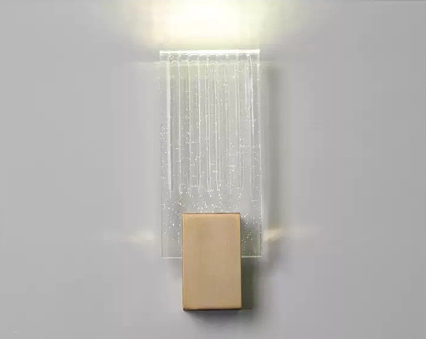 Pleated Crystal Wall Lamp - Lumpaz
