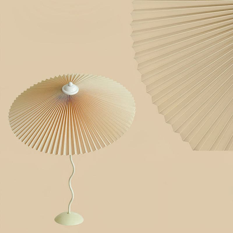 Wiggly Pleated Table Lamp - Lumpaz