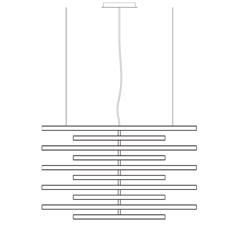 Black Rhythm Collection Chandeliers - Lumpaz