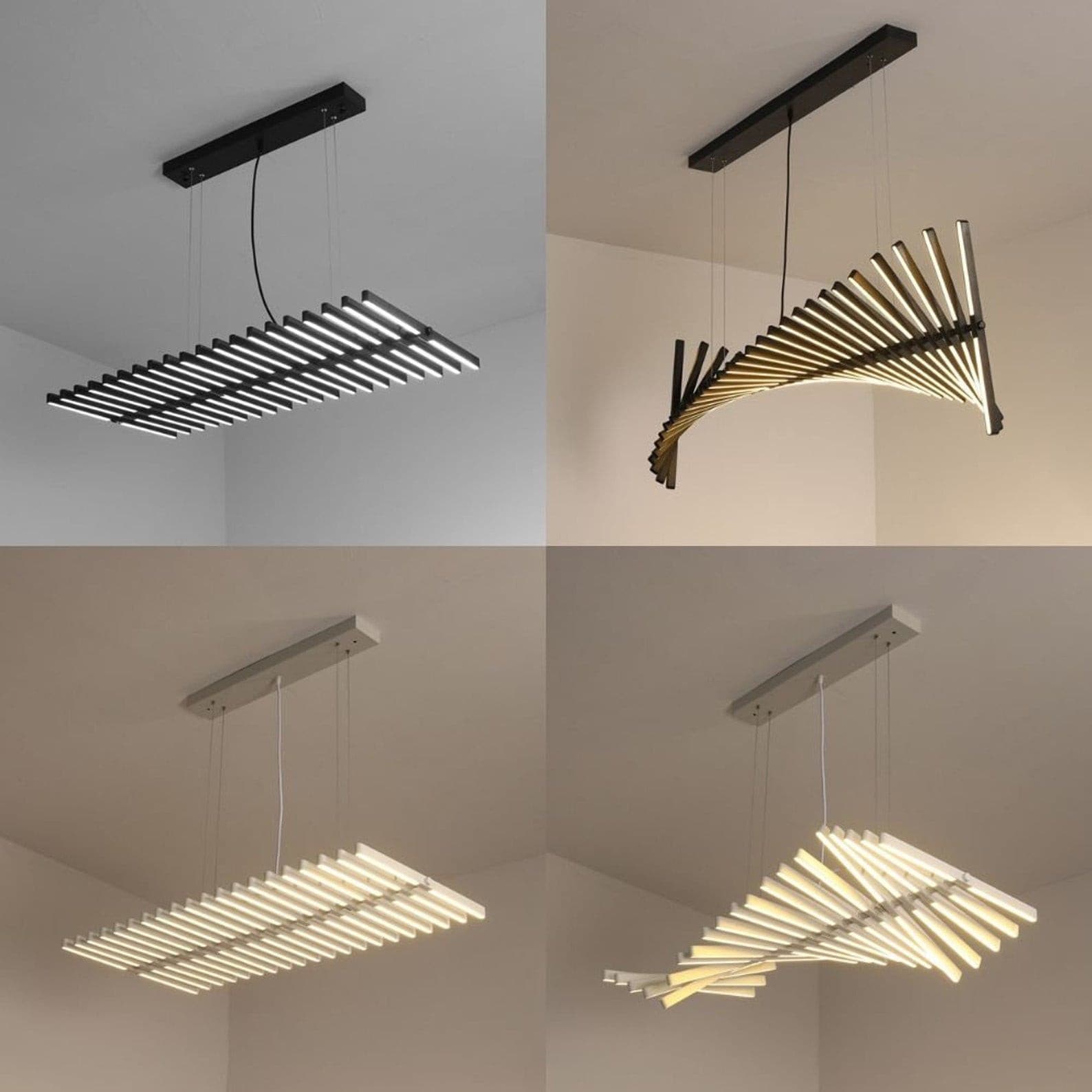 Black Rhythm Collection Chandeliers - Lumpaz
