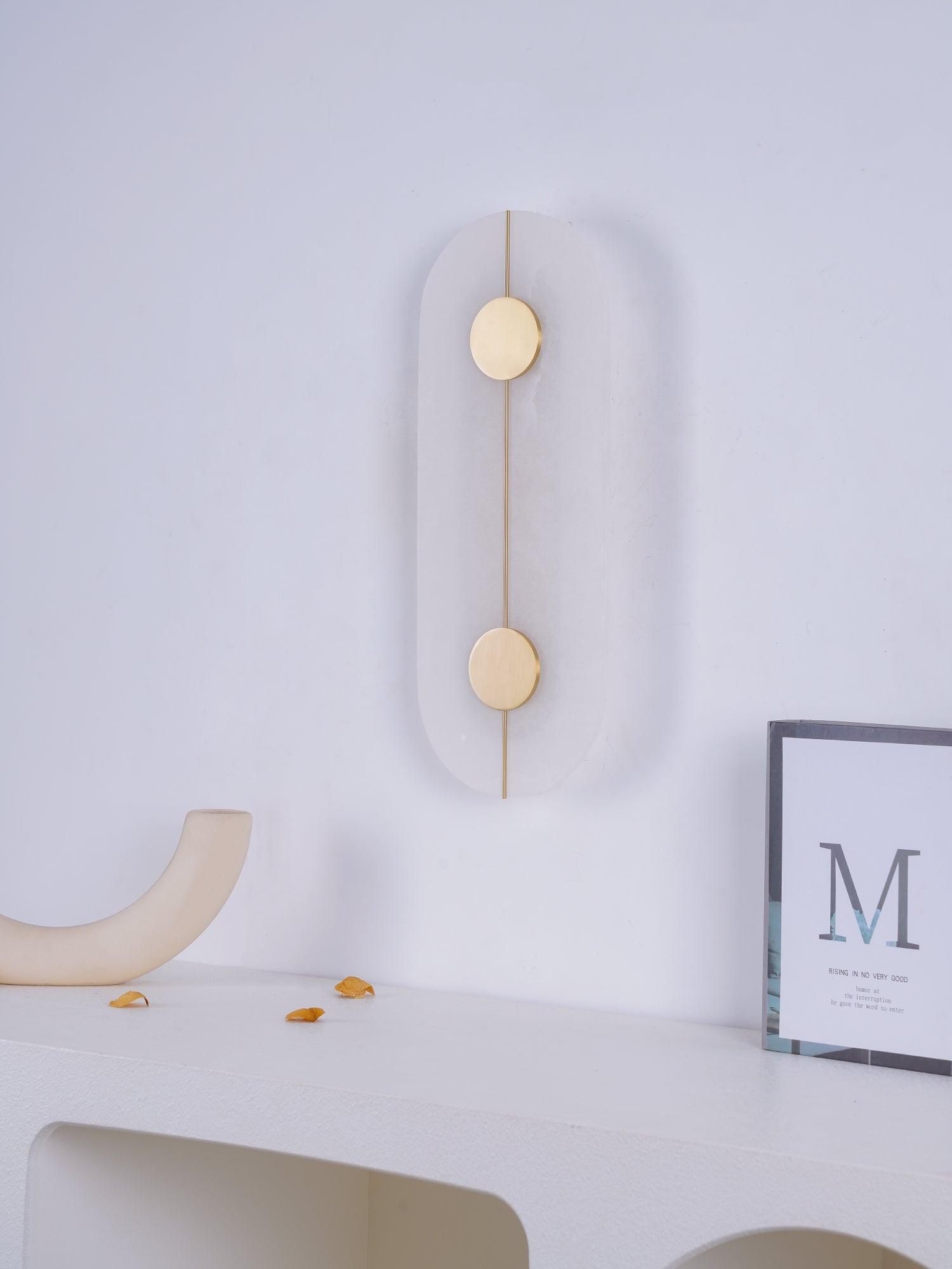 Artistic Alabaster Wall Lamp - Lumpaz