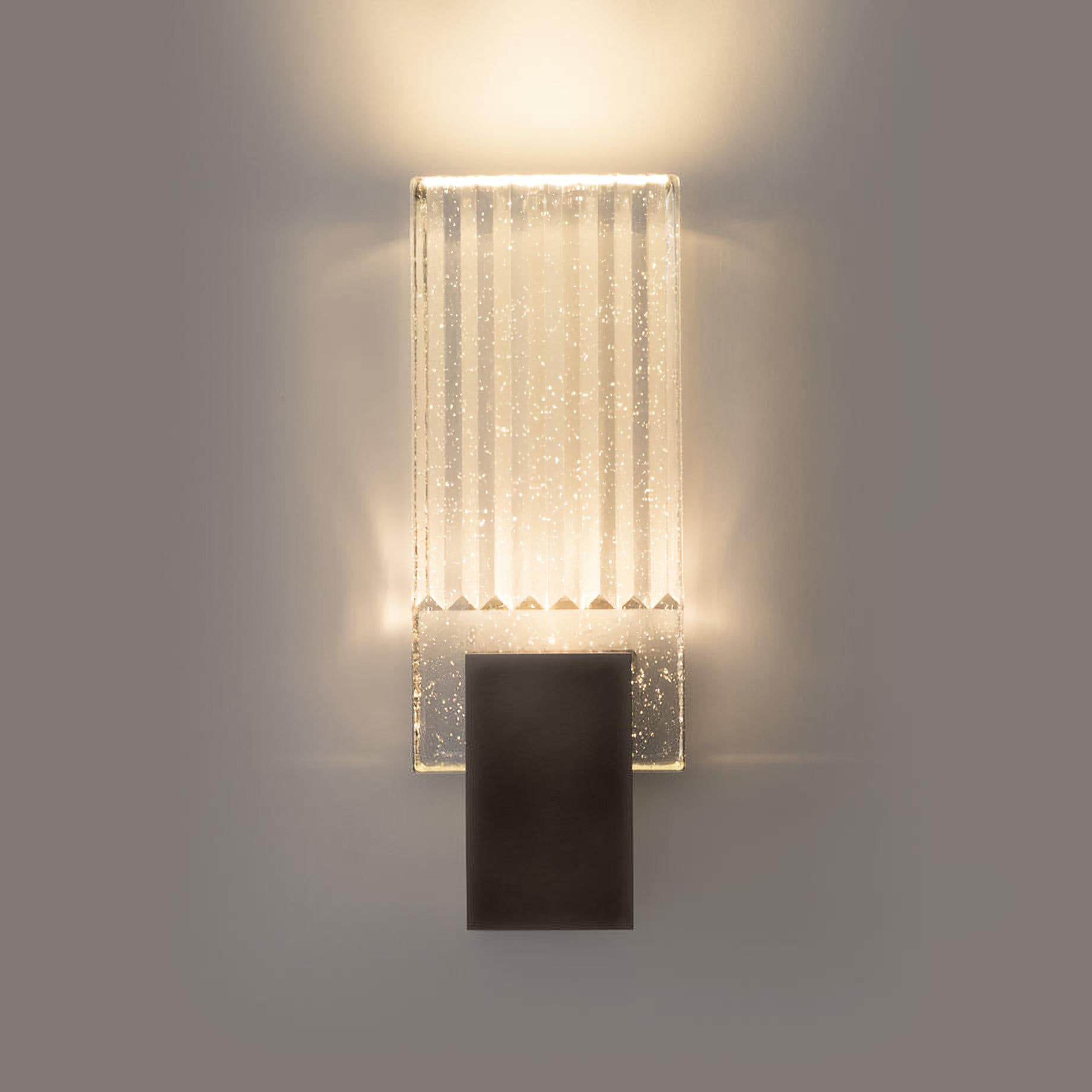 Pleated Crystal Wall Lamp - Lumpaz
