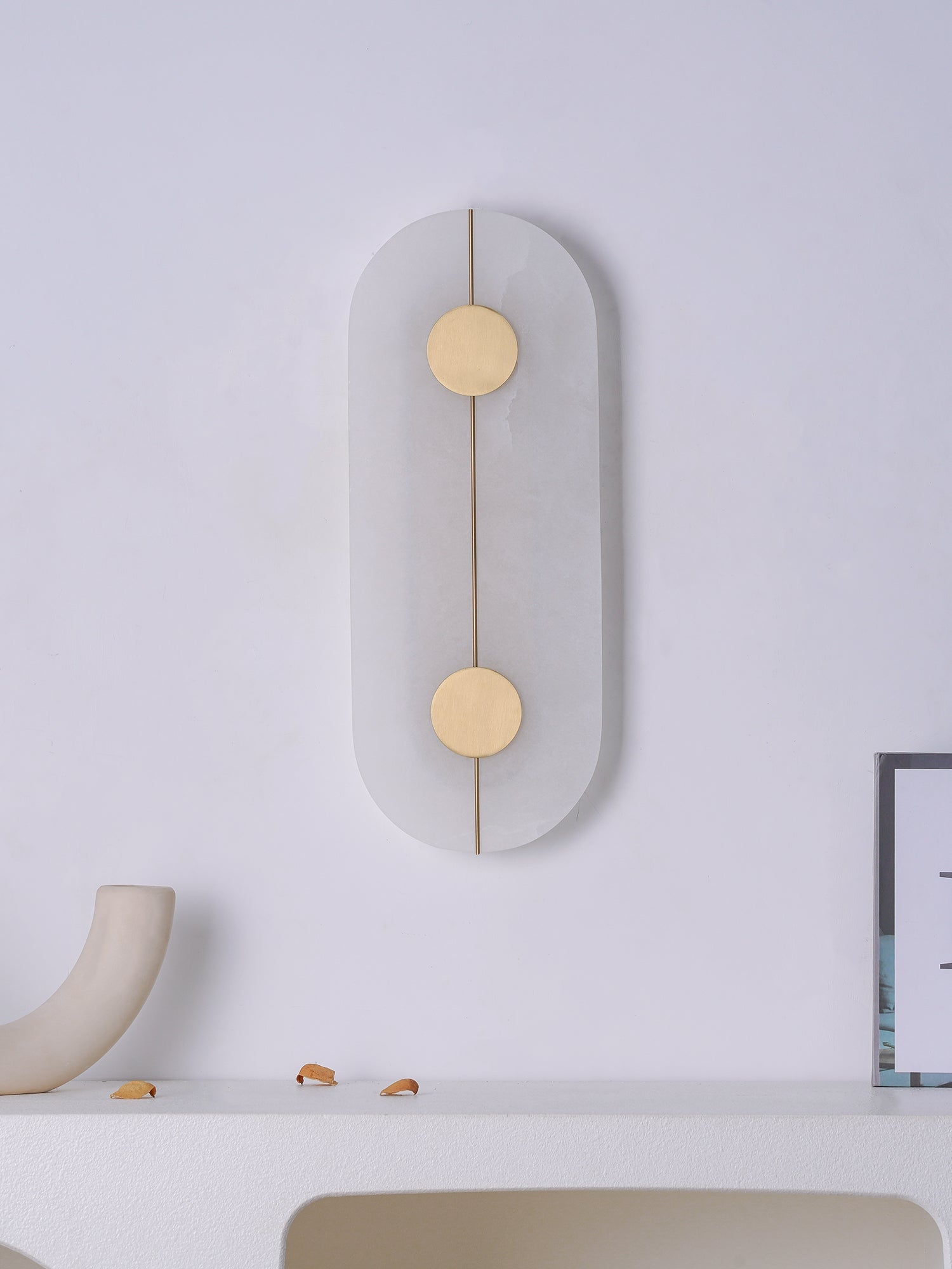 Artistic Alabaster Wall Lamp - Lumpaz