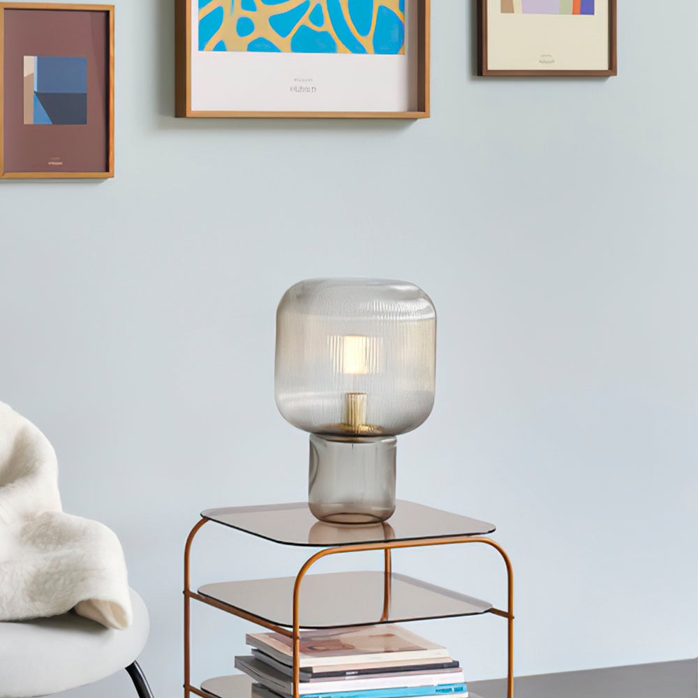 Oval Glass Table Lamp - Lumpaz