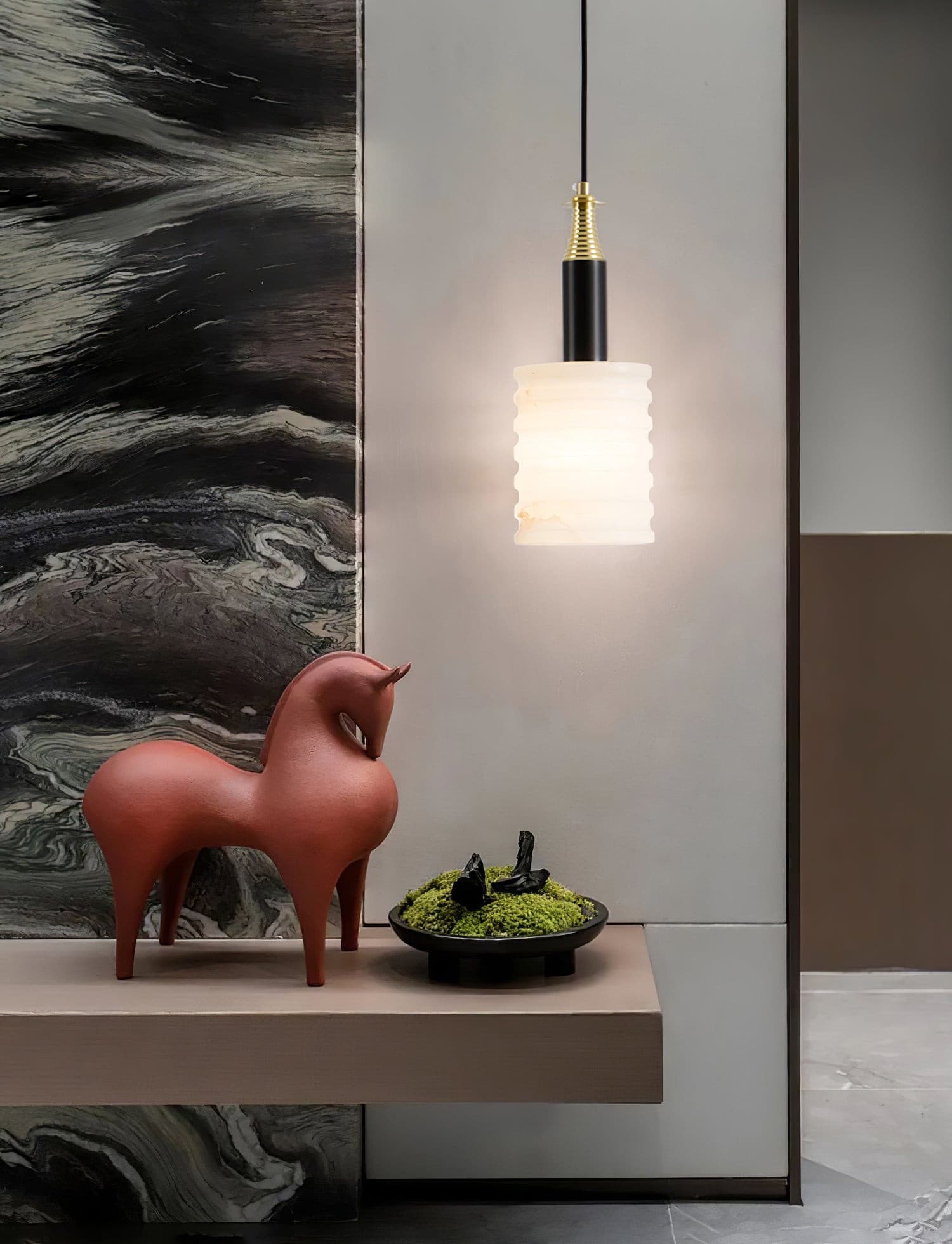 Alabaster Pendant Lamp - Lumpaz
