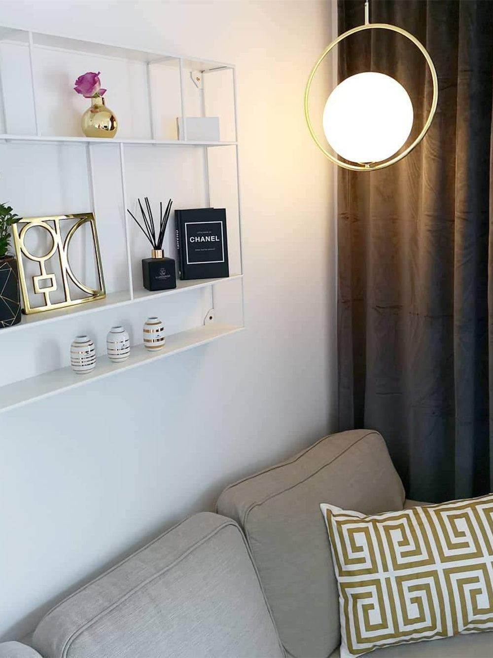 Mila Brass Pendant Lamp - Lumpaz