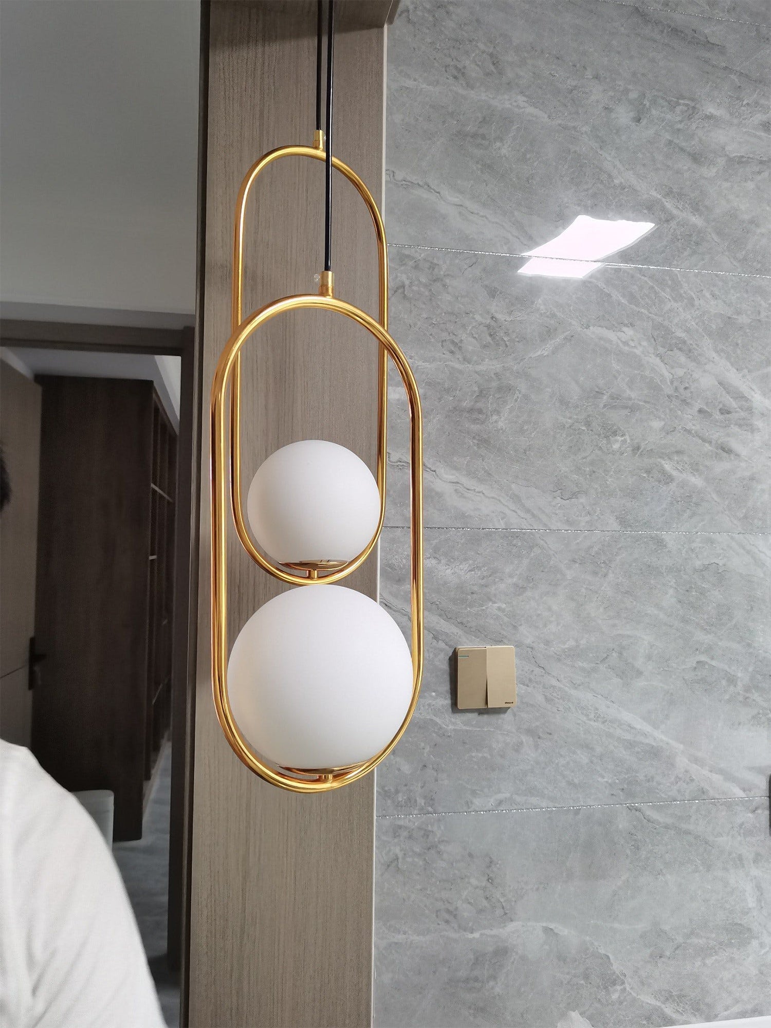 Mila Brass Pendant Lamp - Lumpaz