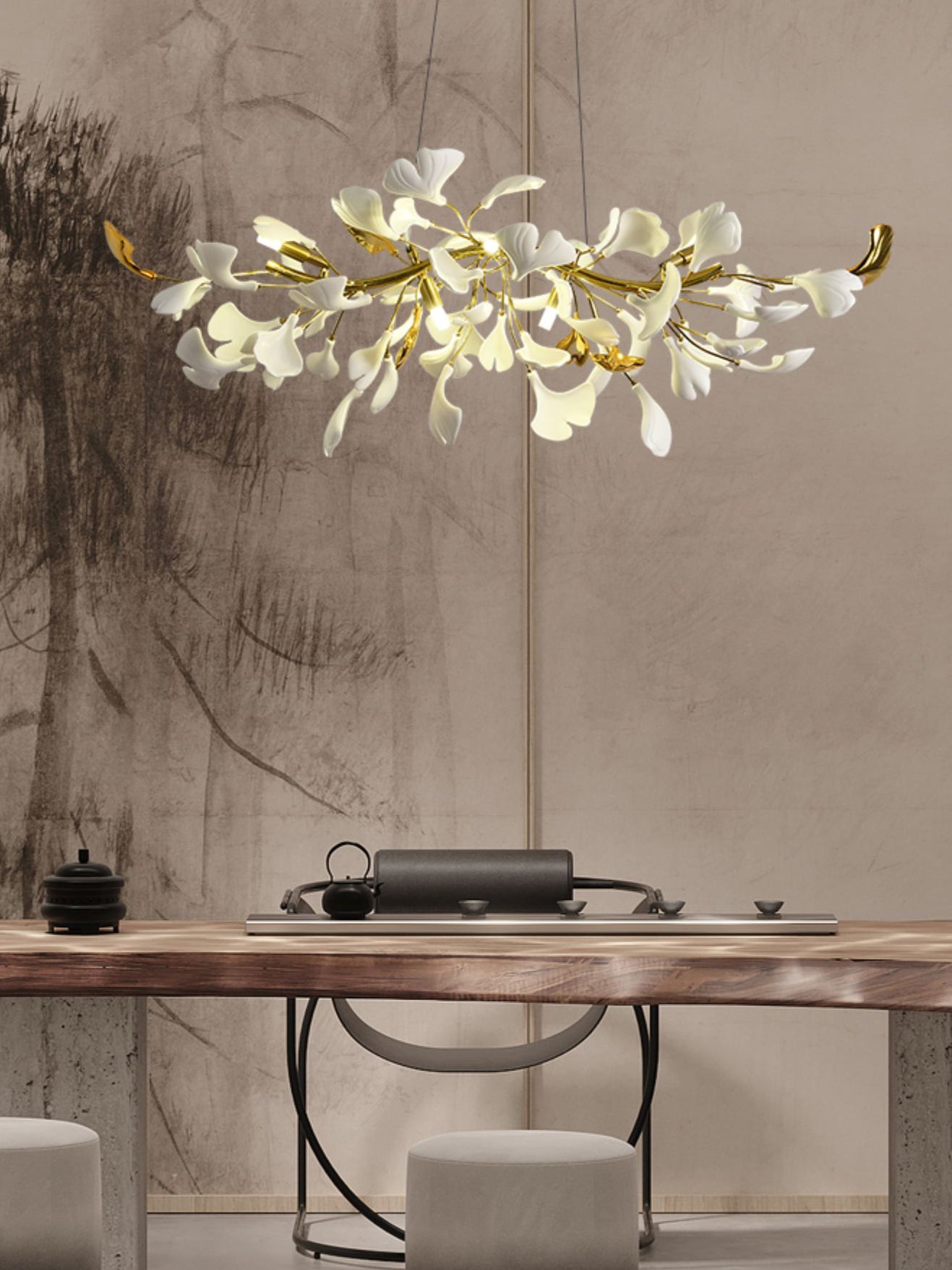 Gingko Chandelier D - Lumpaz
