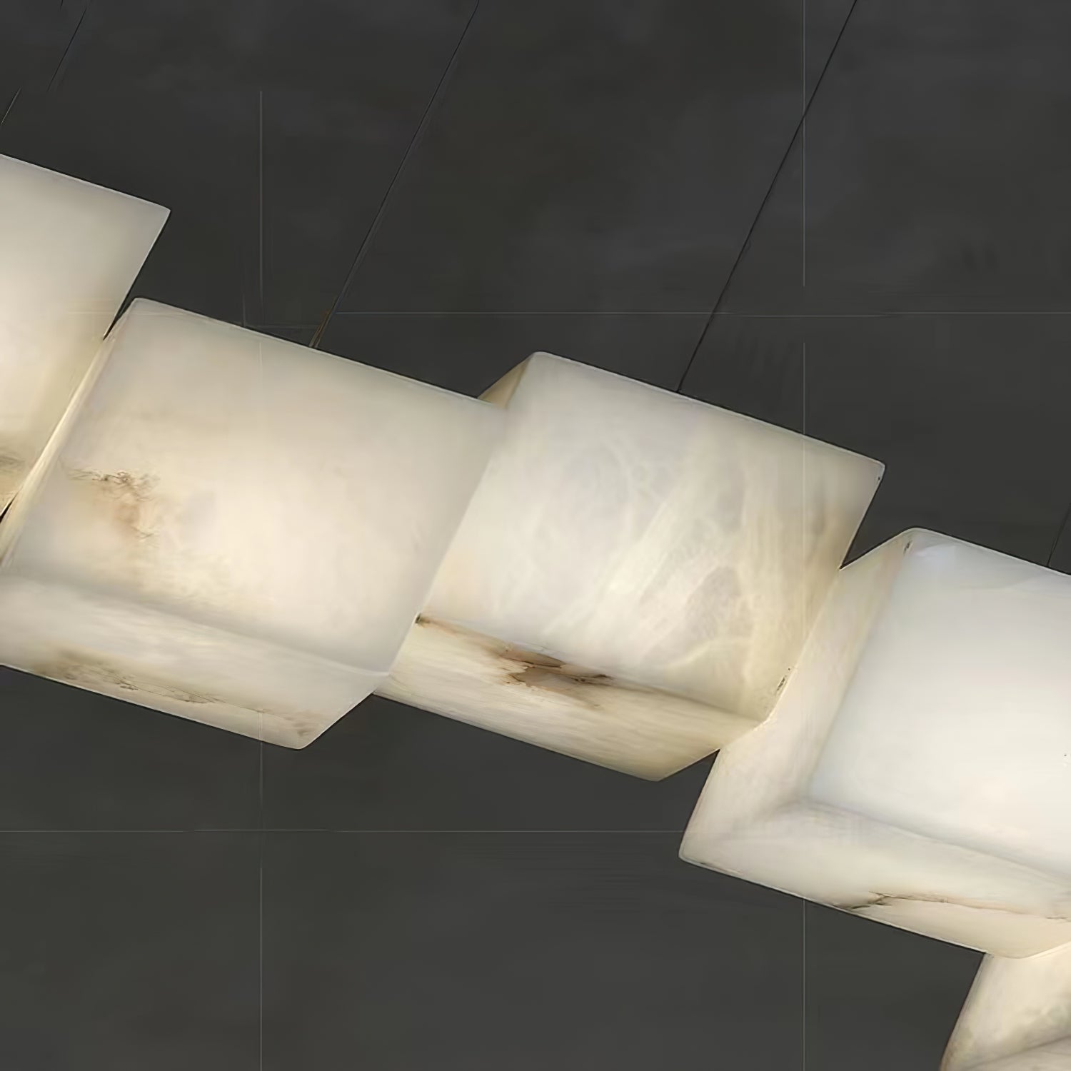 Marble Box Chandelier - Lumpaz