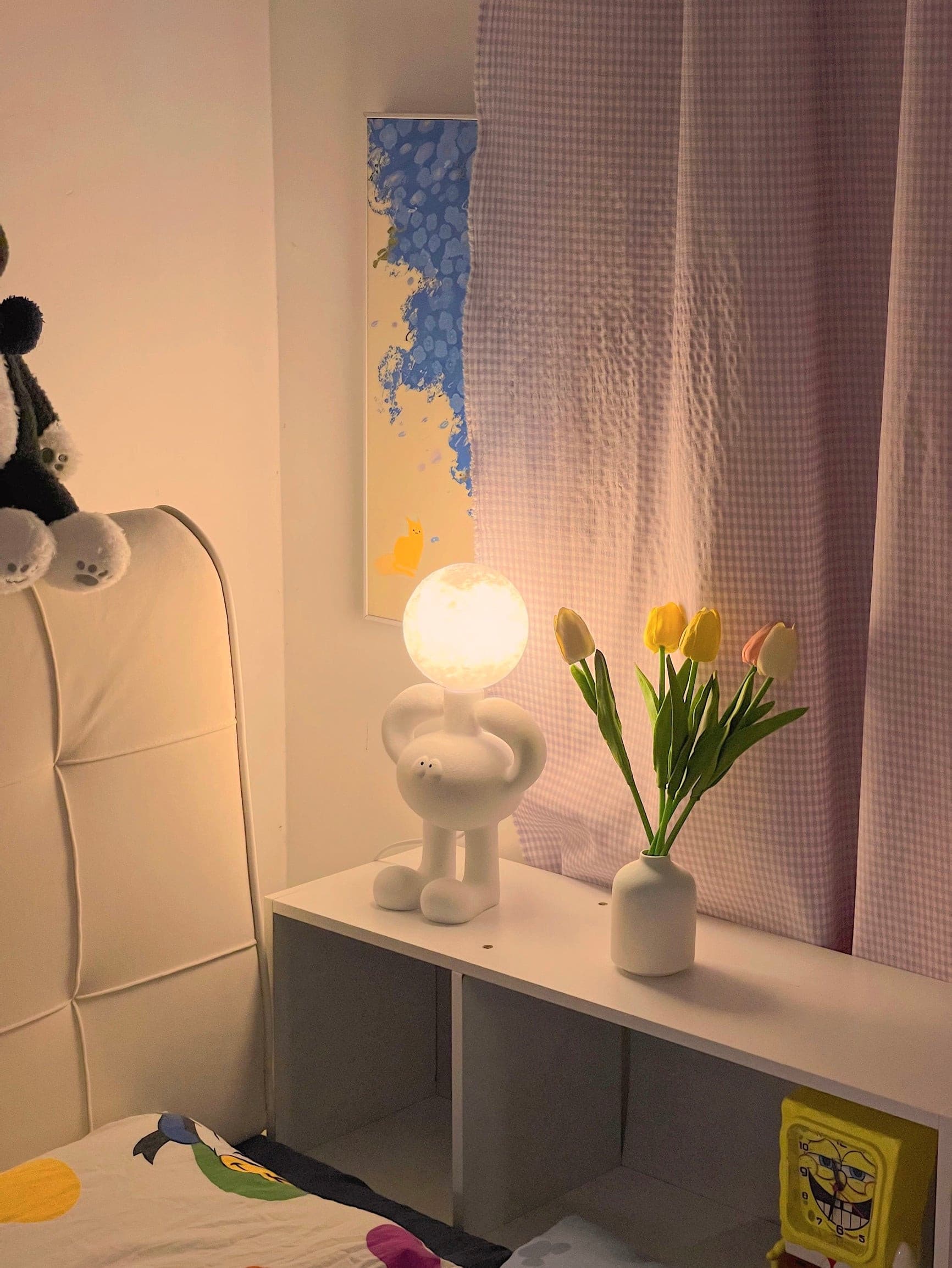 Resin Robot Table Lamp - Lumpaz