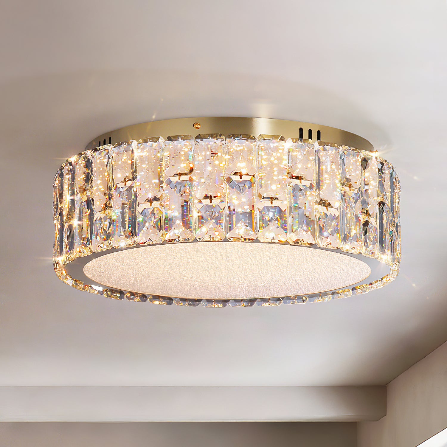Quicksand Crystal Ceiling Lamp - Lumpaz