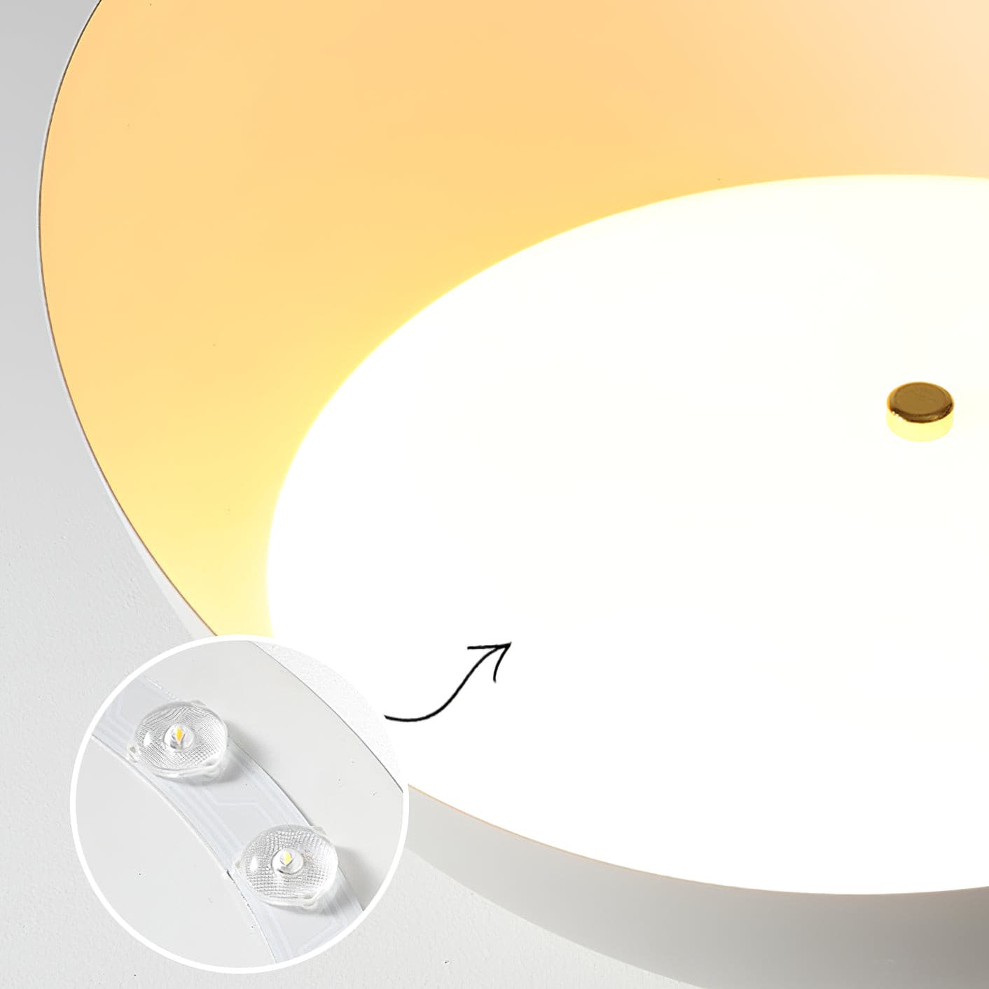 Circle LED Ceiling Lamp - Lumpaz