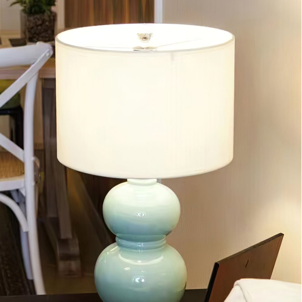 Ceramic Gourd Table Lamp - Lumpaz