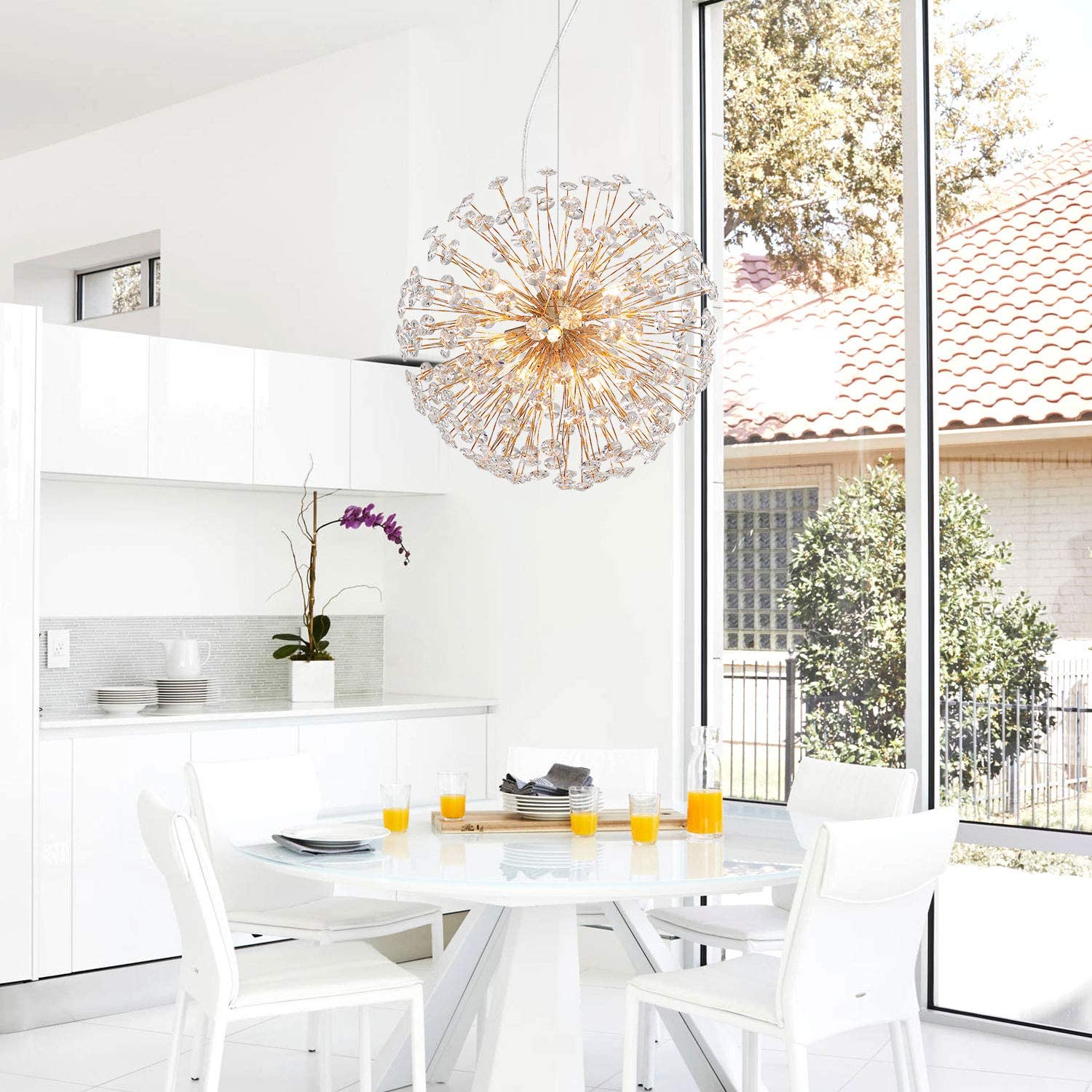 Crystal Dandelion Chandelier - Lumpaz