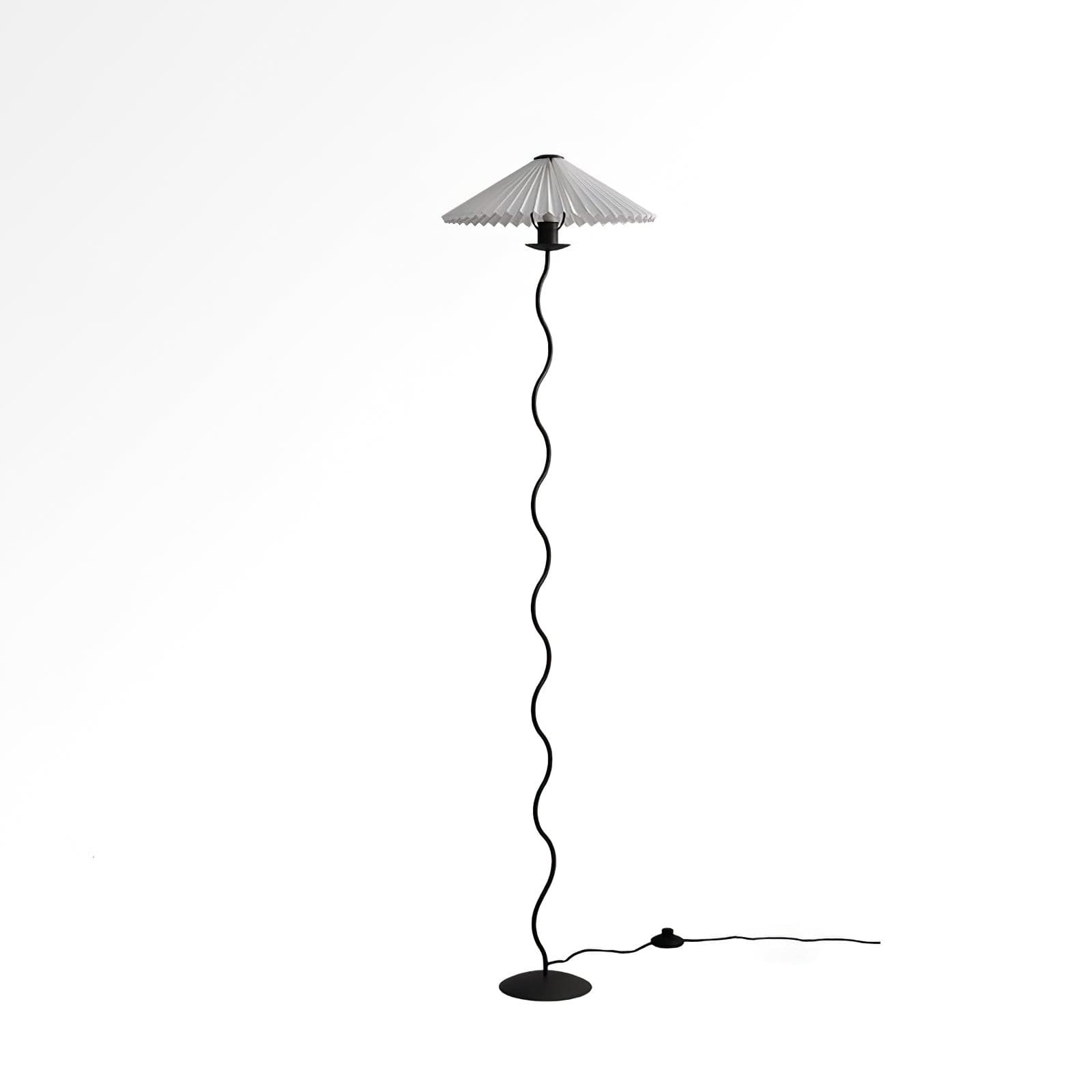 Wiggly Pleated Floor Lamp - Lumpaz