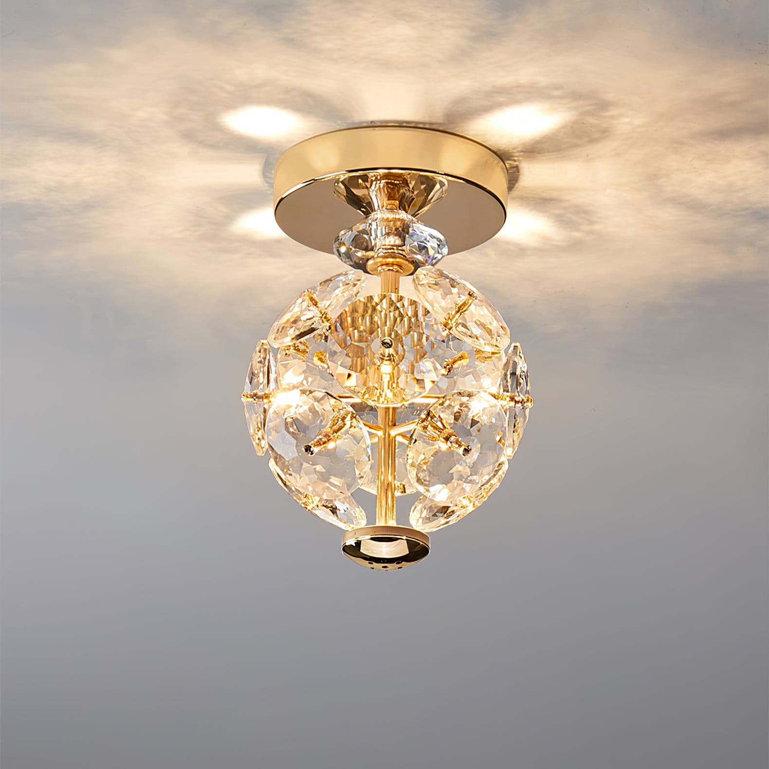 Crystal Ball Ceiling Lamp - Lumpaz
