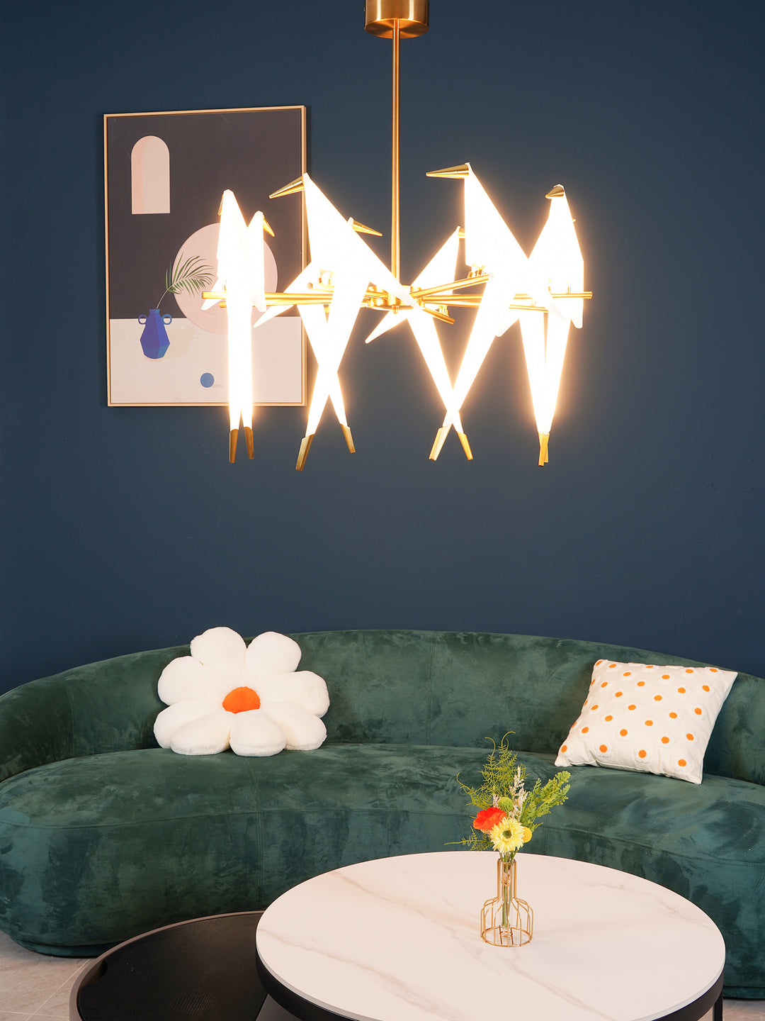Perching Bird Chandelier - Lumpaz