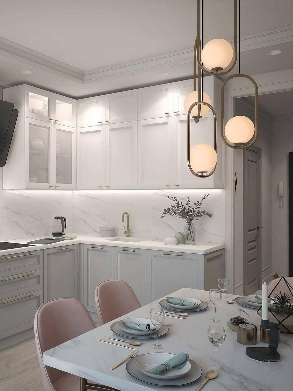 Mila Brass Pendant Lamp - Lumpaz