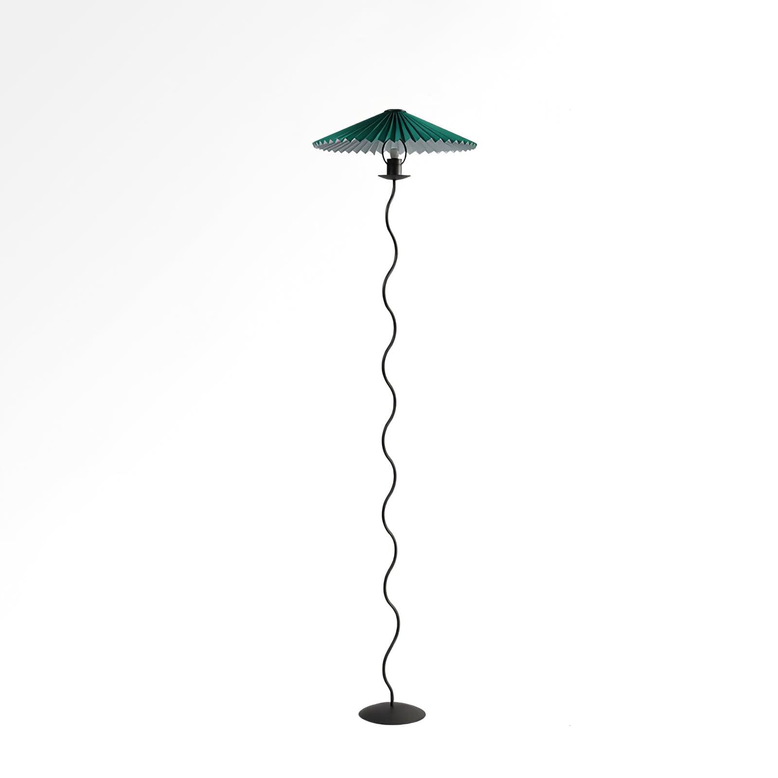 Wiggly Pleated Floor Lamp - Lumpaz
