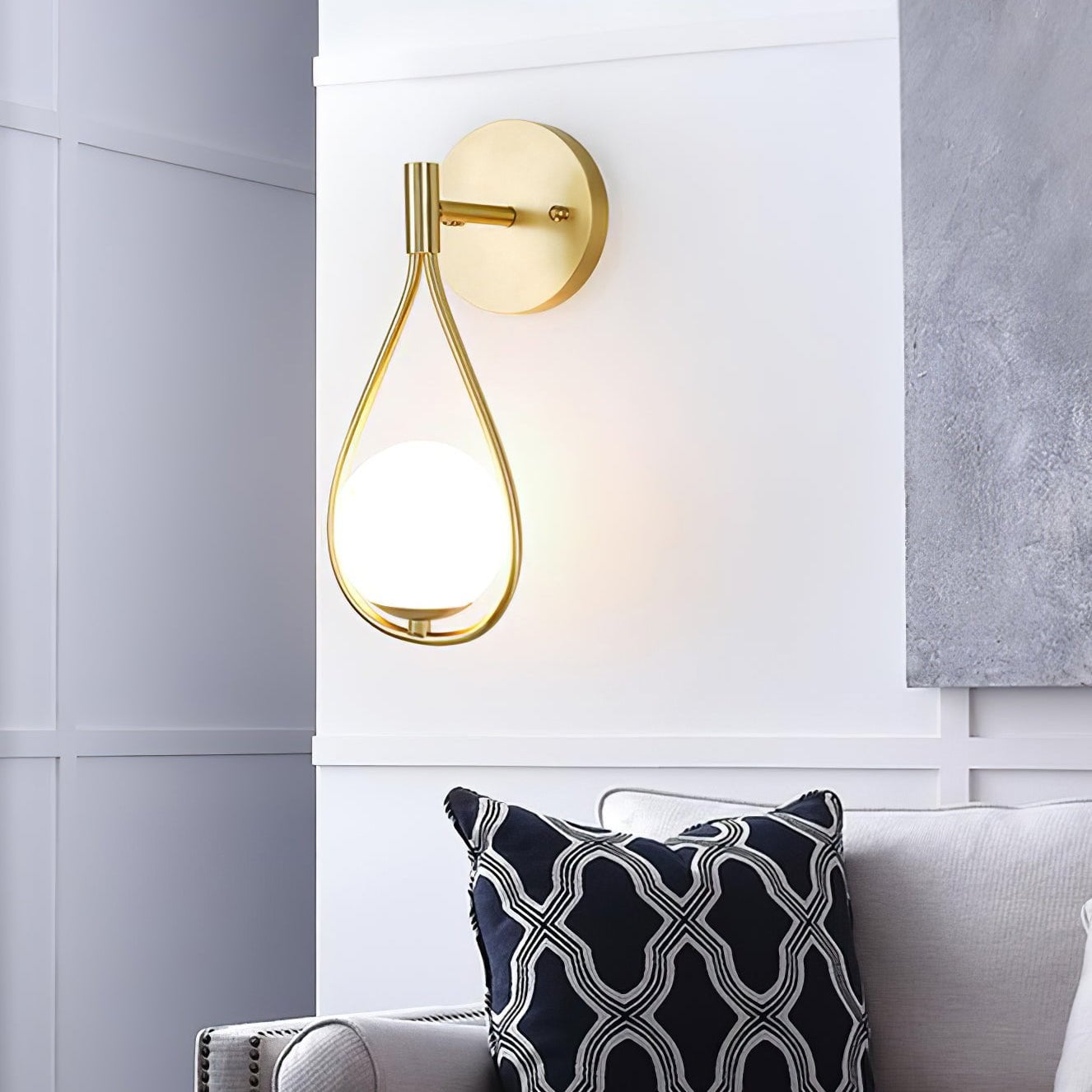 Brass Vanity Wall Lamp - Lumpaz