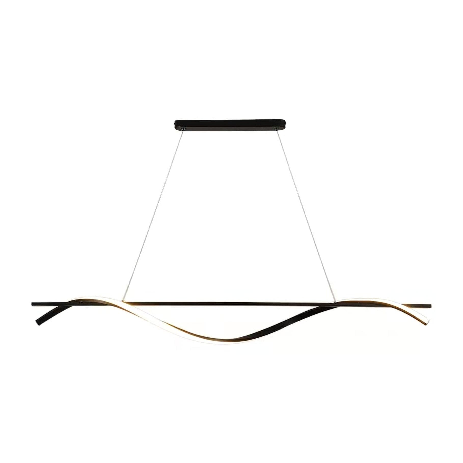 Black Wave Chandelier - Lumpaz