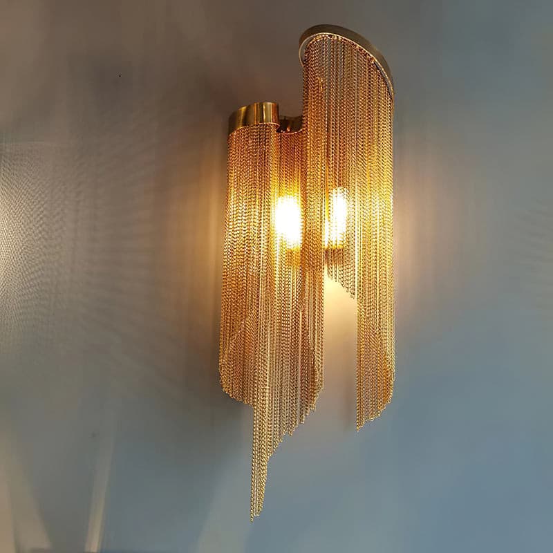 Chain Tassel Wall Lamp - Lumpaz