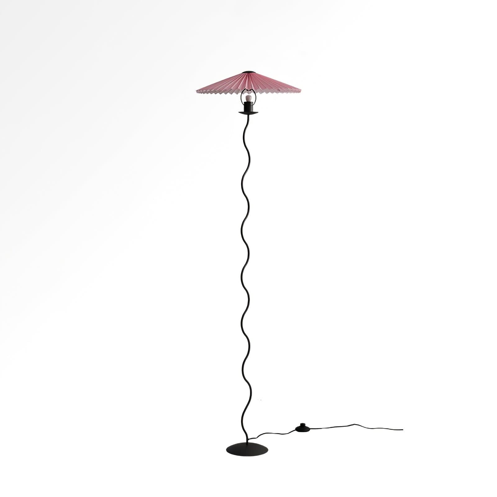 Wiggly Pleated Floor Lamp - Lumpaz