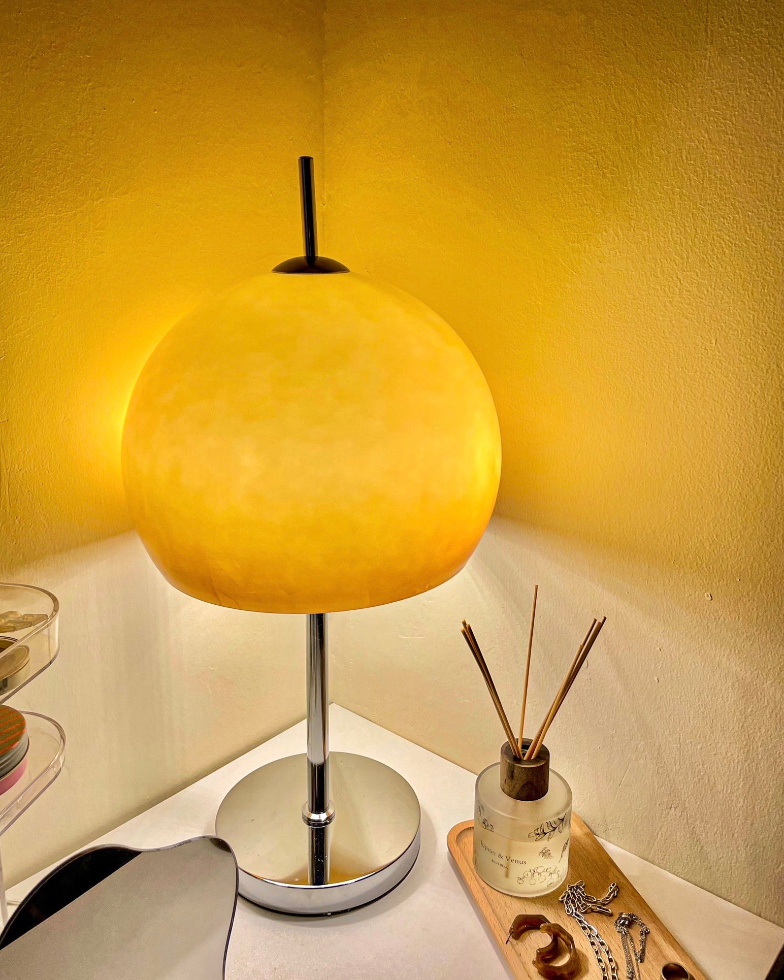 Mushroom Brown Table Lamp - Lumpaz