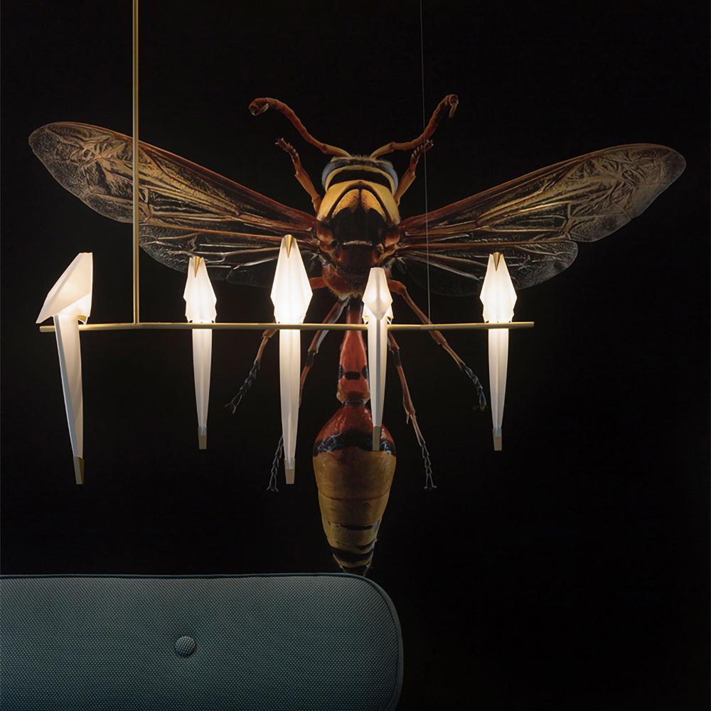 Perching Bird Chandelier - Lumpaz
