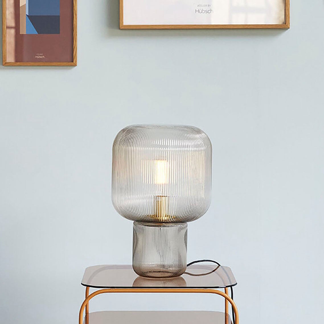 Oval Glass Table Lamp - Lumpaz
