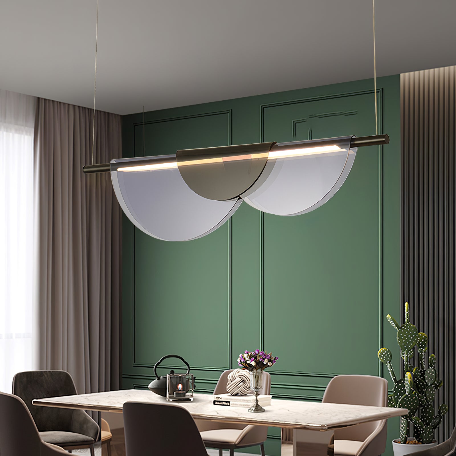 Dawn Linear Pendant Lamp - Lumpaz
