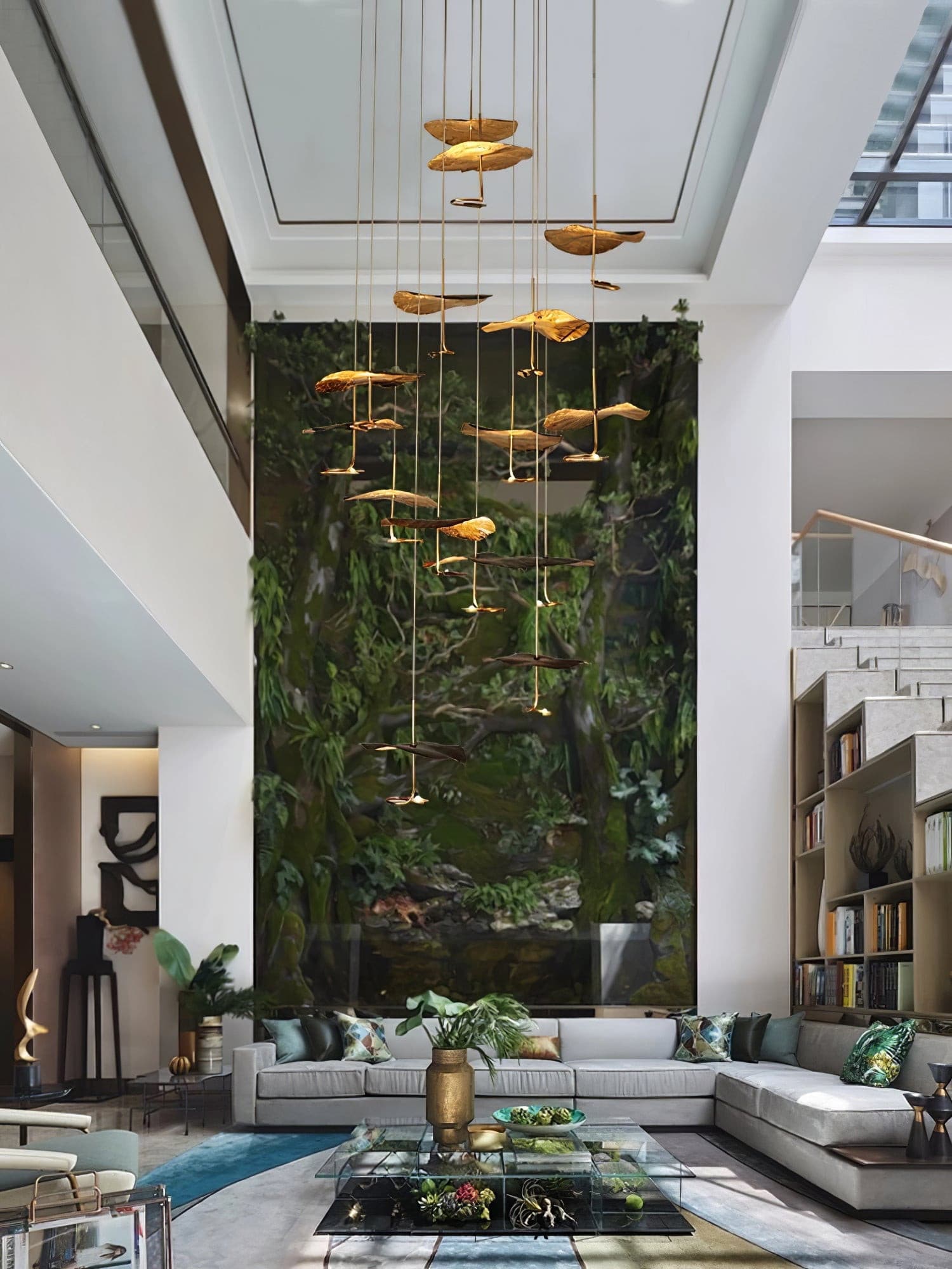 Lotus Leaf Chandelier - Lumpaz