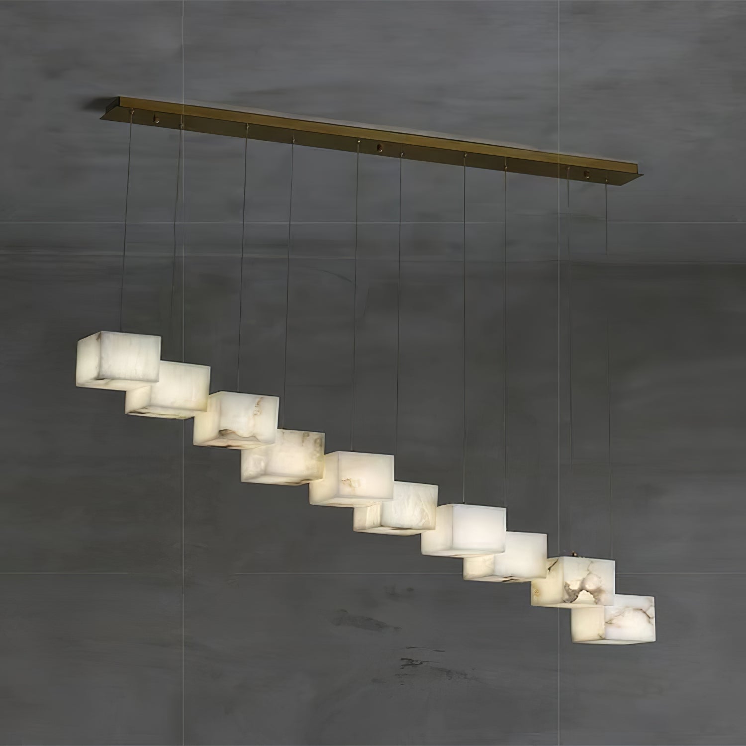 Marble Box Chandelier - Lumpaz