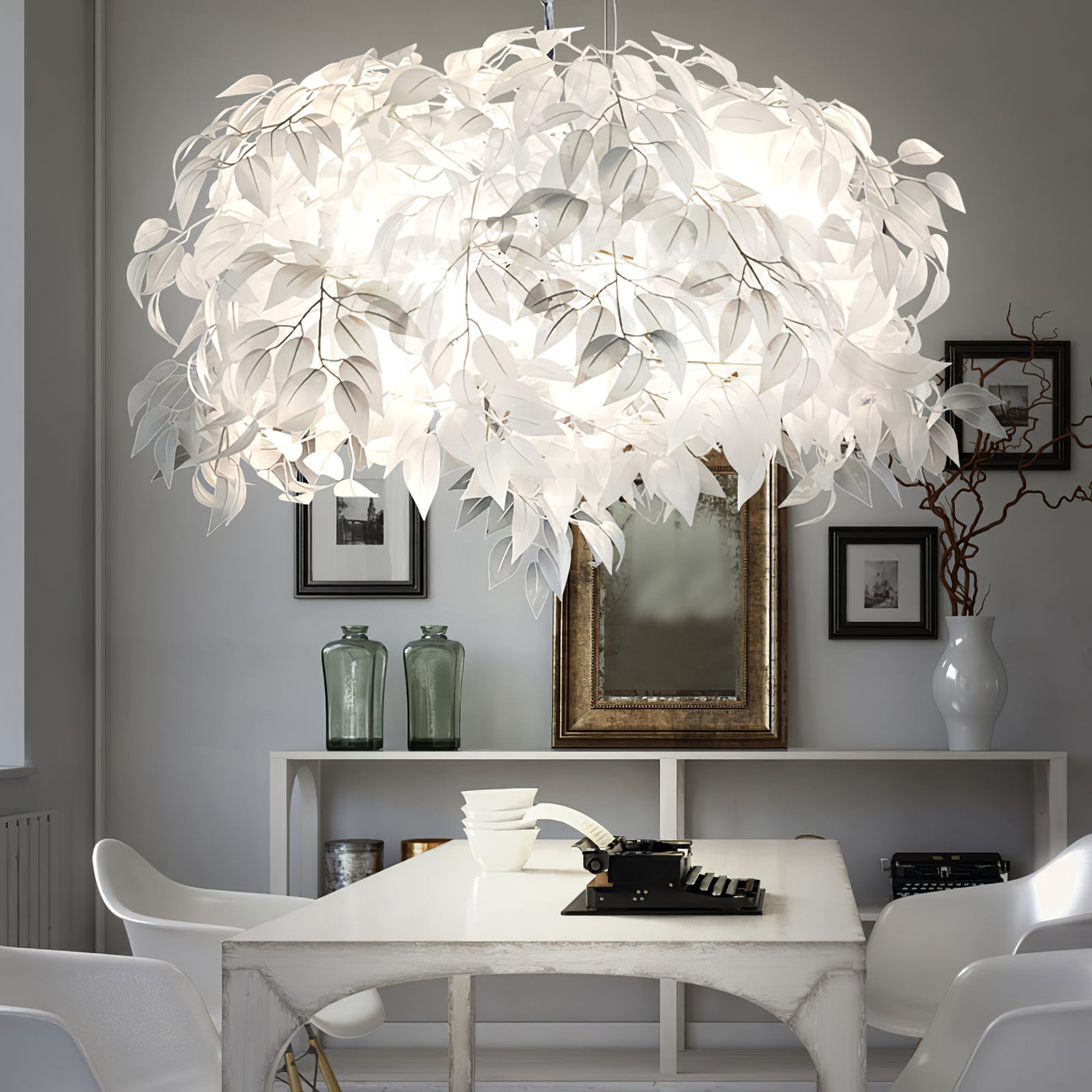 Plastic Leaves Pendant Lamp - Lumpaz