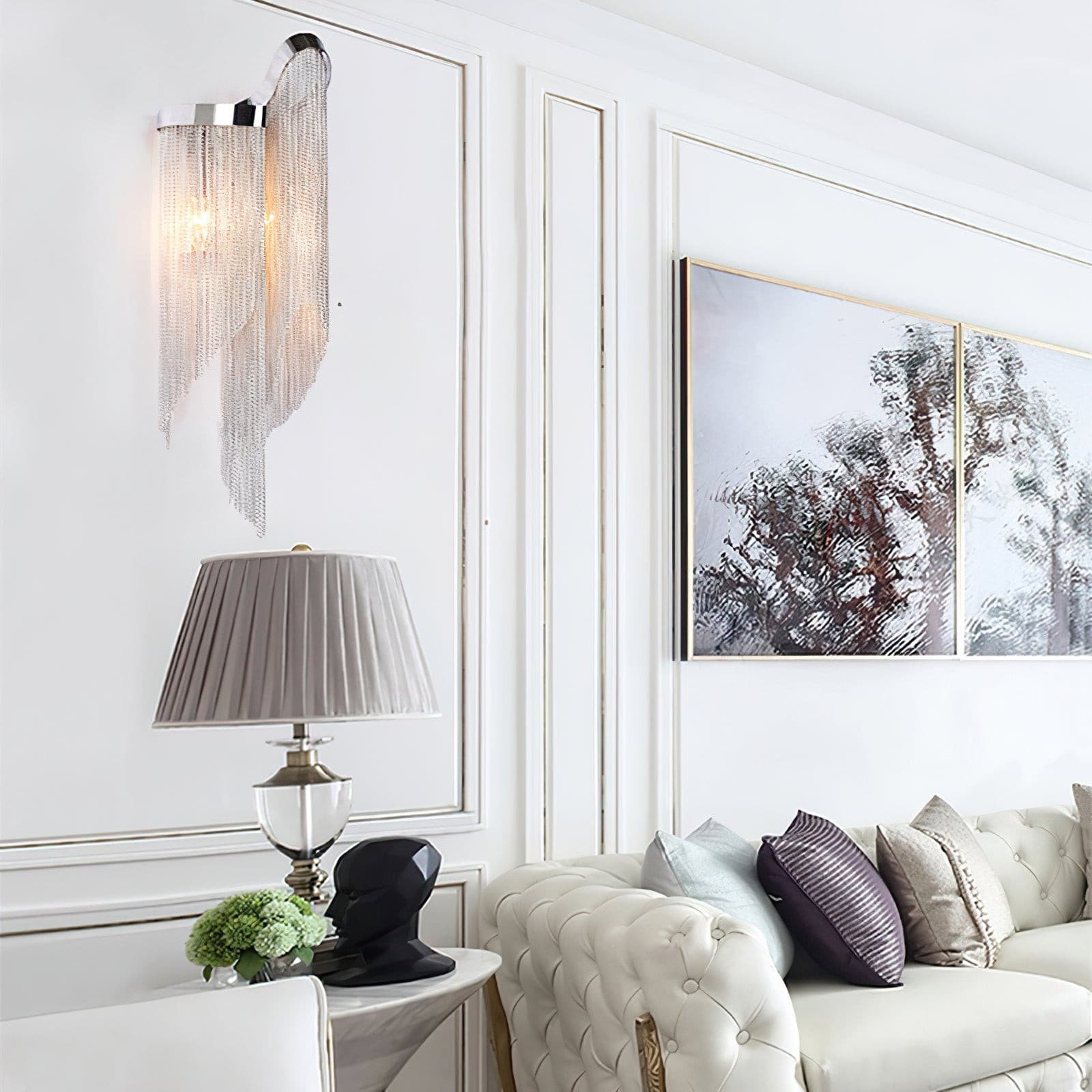 Chain Tassel Wall Lamp - Lumpaz