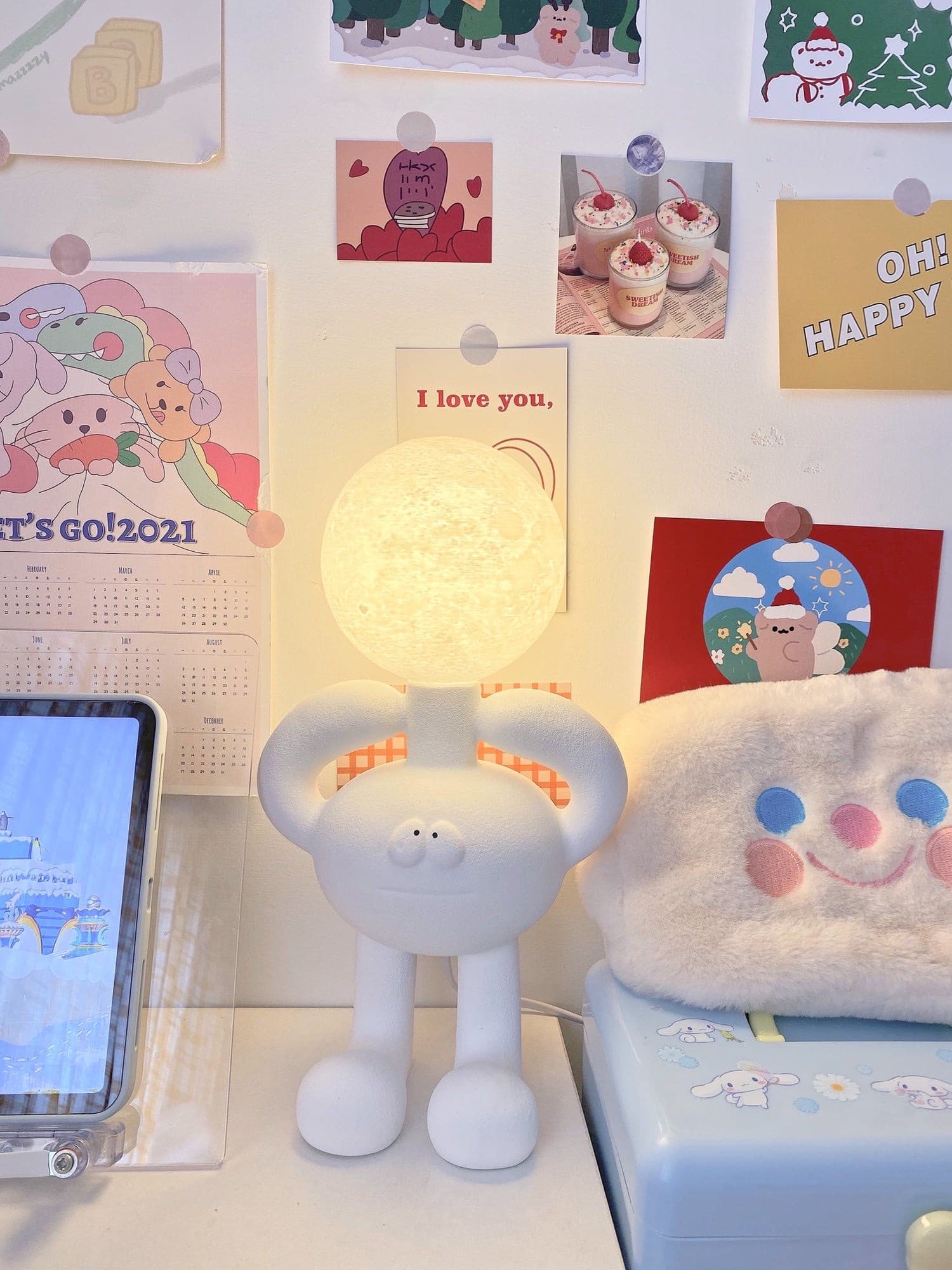 Resin Robot Table Lamp - Lumpaz