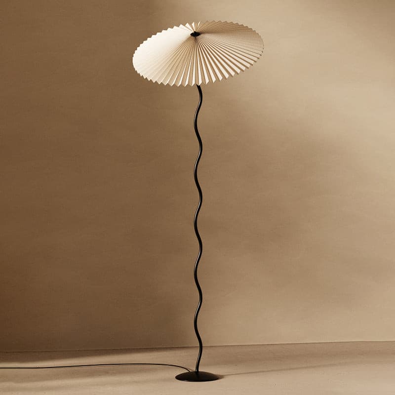 Wiggly Pleated Floor Lamp - Lumpaz
