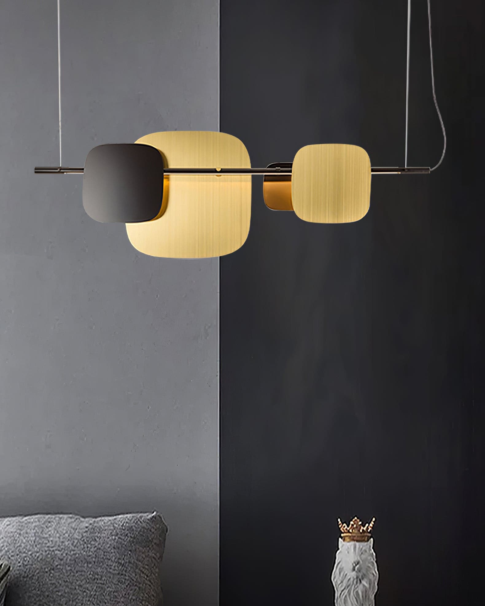 Rounded square Chandelier - Lumpaz