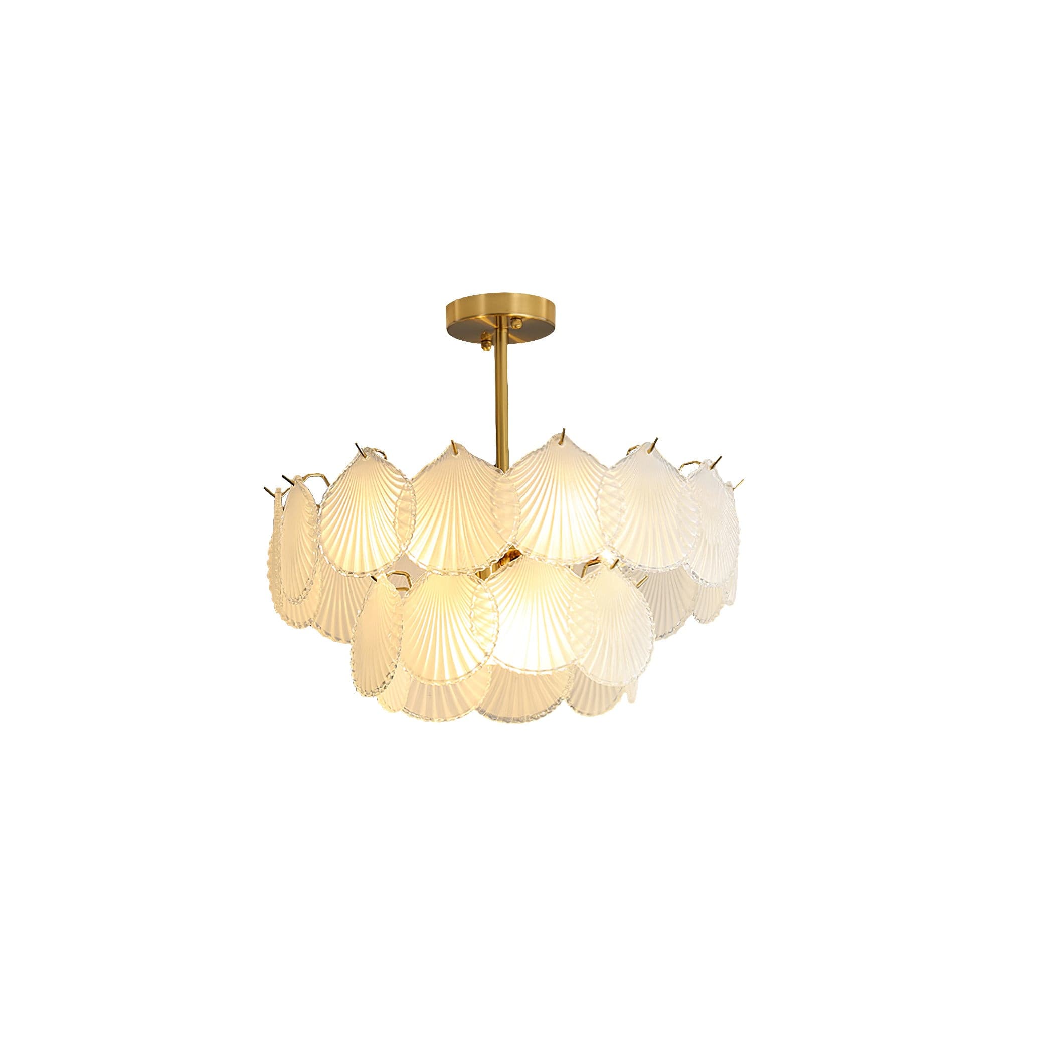 Shell Glass Chandelier - Lumpaz
