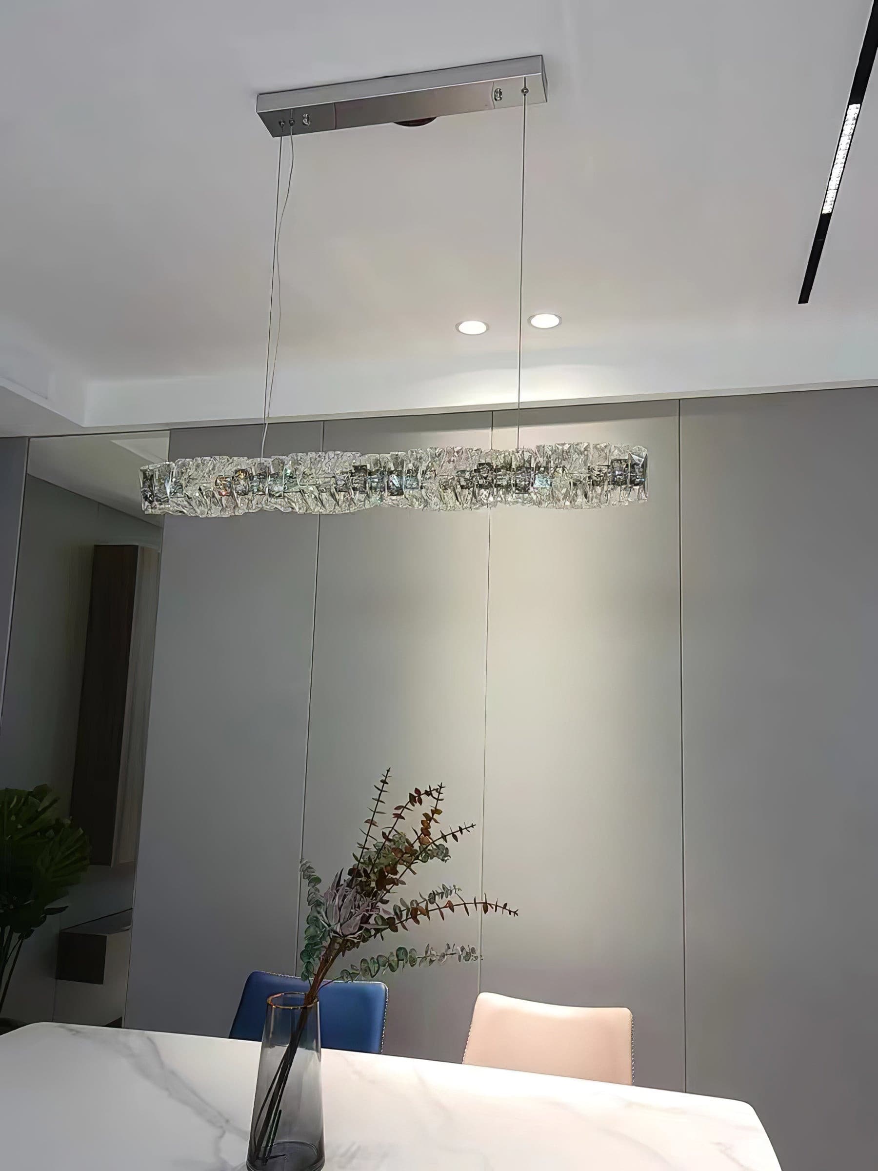 Long Crystal Pendant Lamp - Lumpaz