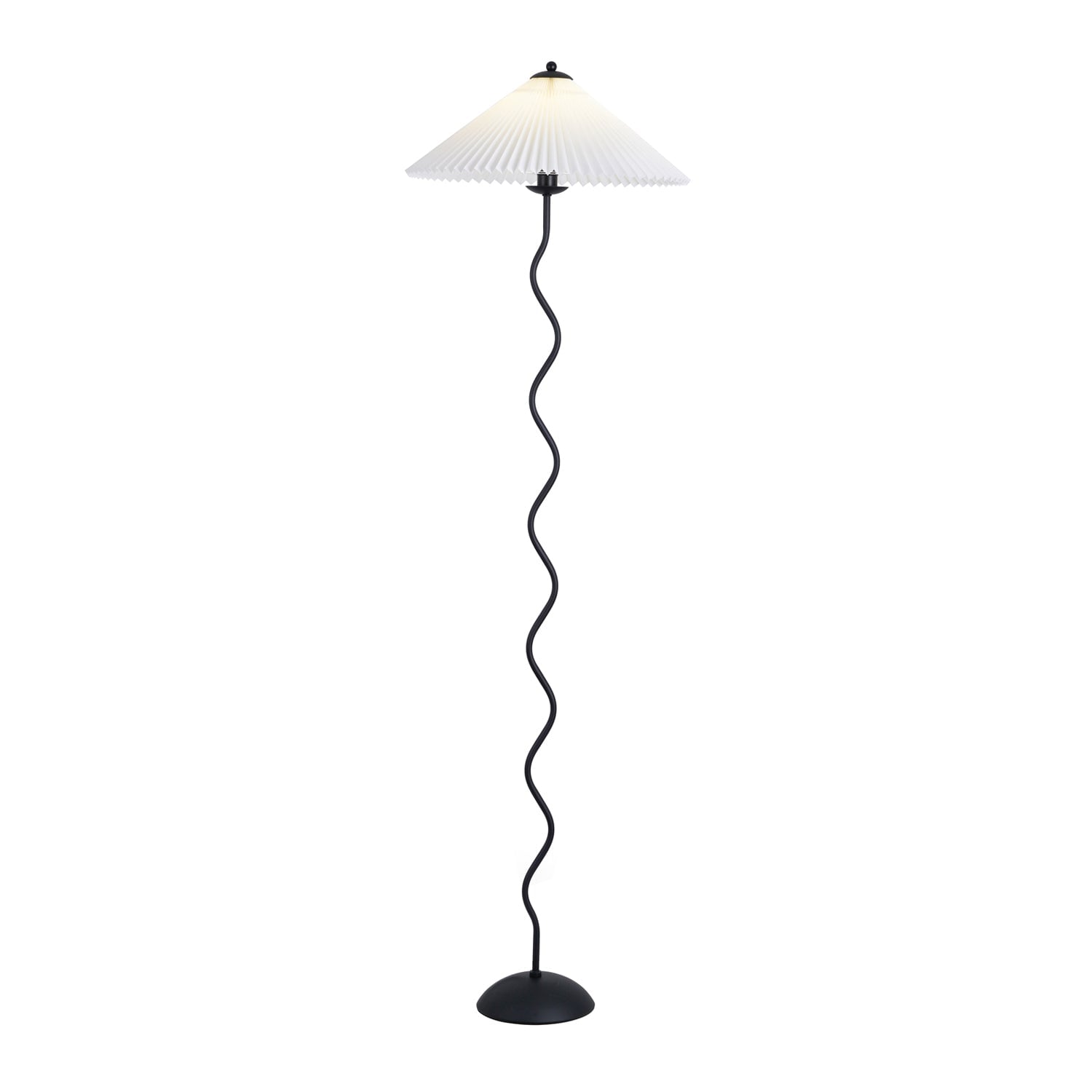 Wiggly Pleated Floor Lamp - Lumpaz