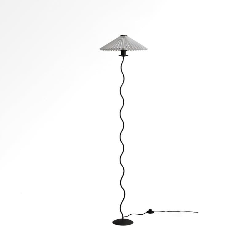Wiggly Pleated Floor Lamp - Lumpaz