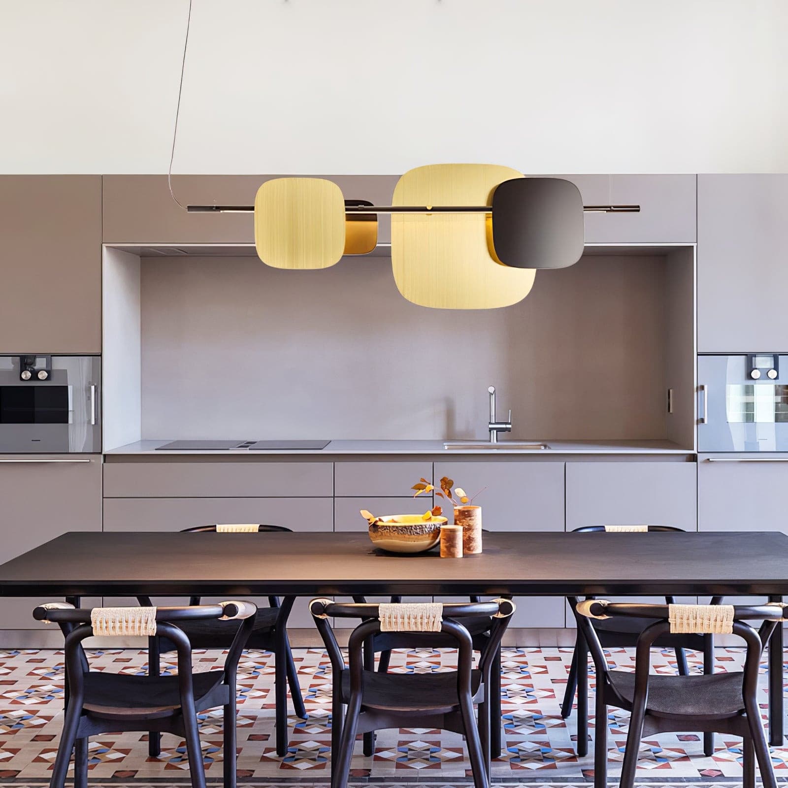 Rounded square Chandelier - Lumpaz