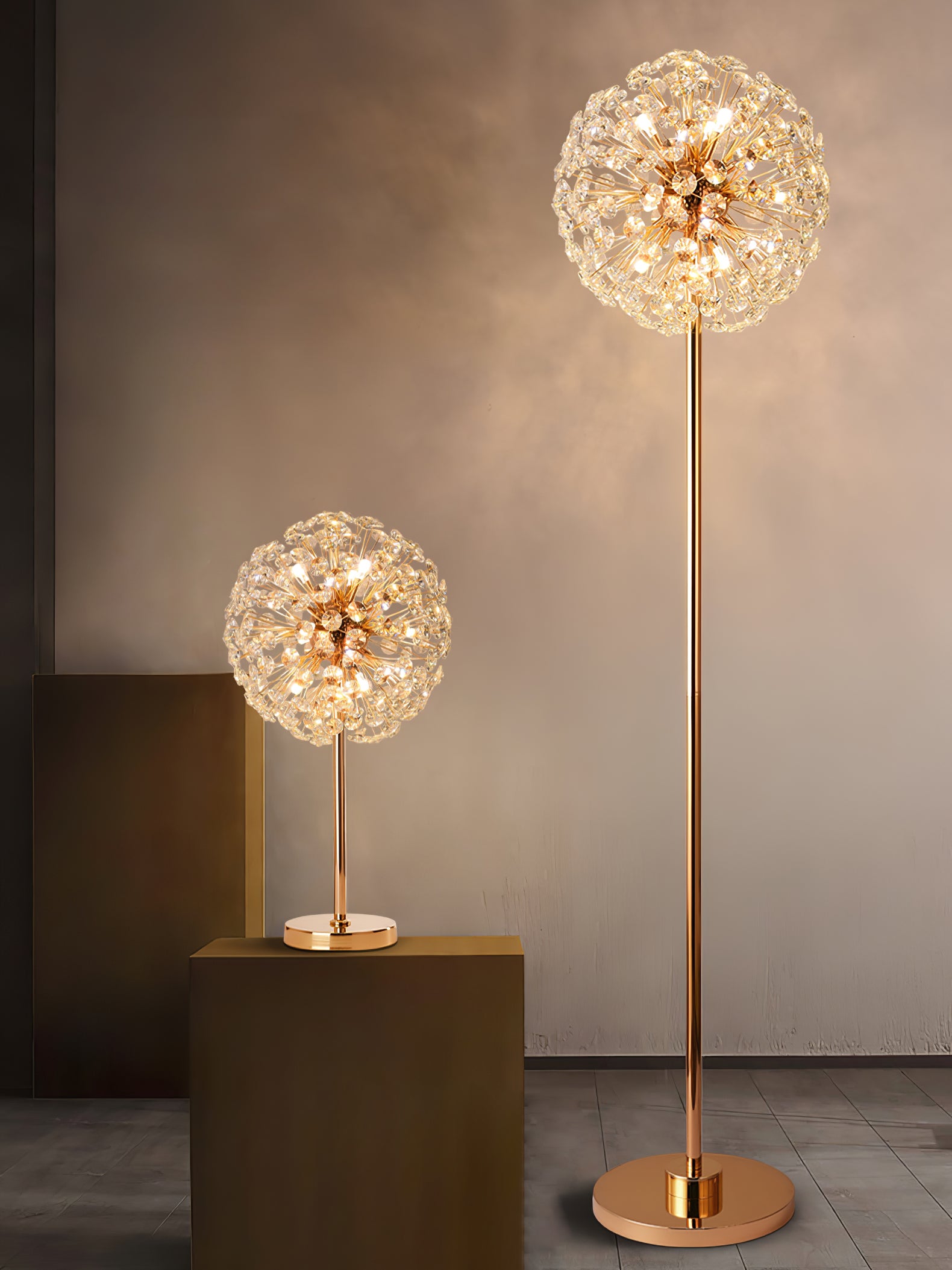Crystal Dandelion Table Lamp - Lumpaz