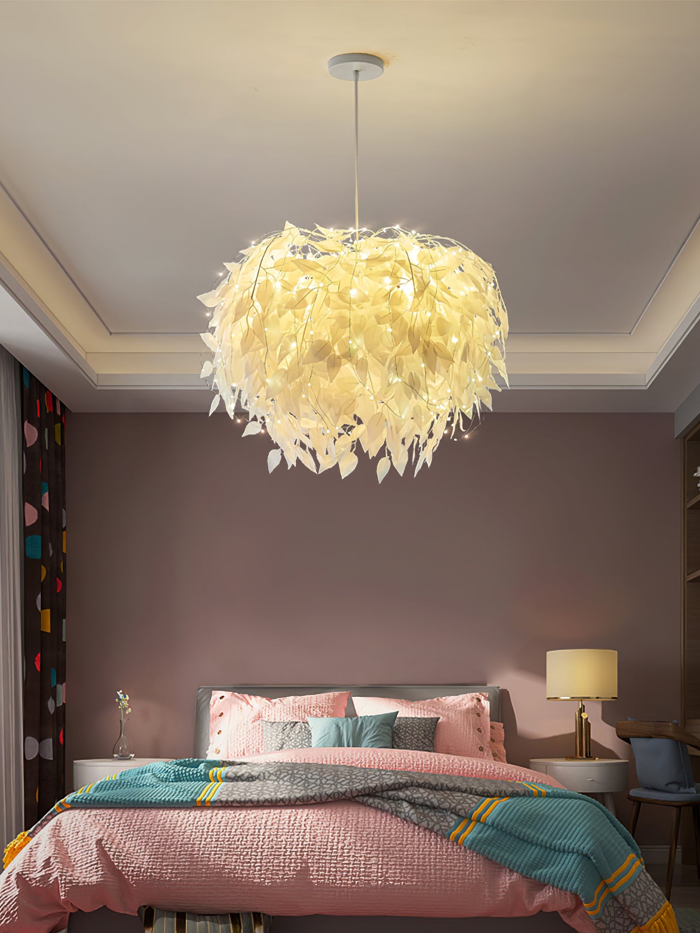 Plastic Leaves Pendant Lamp - Lumpaz