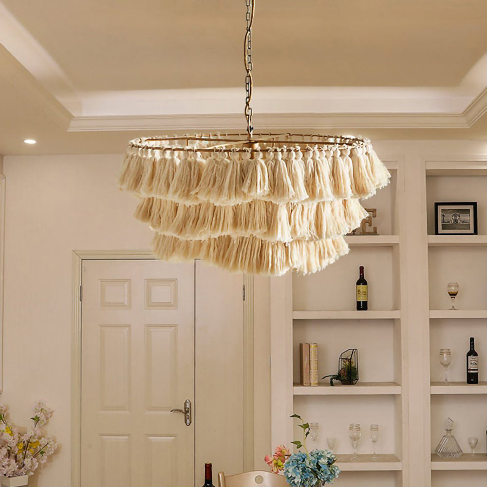 Multicolor Tassel Chandeliers - Lumpaz