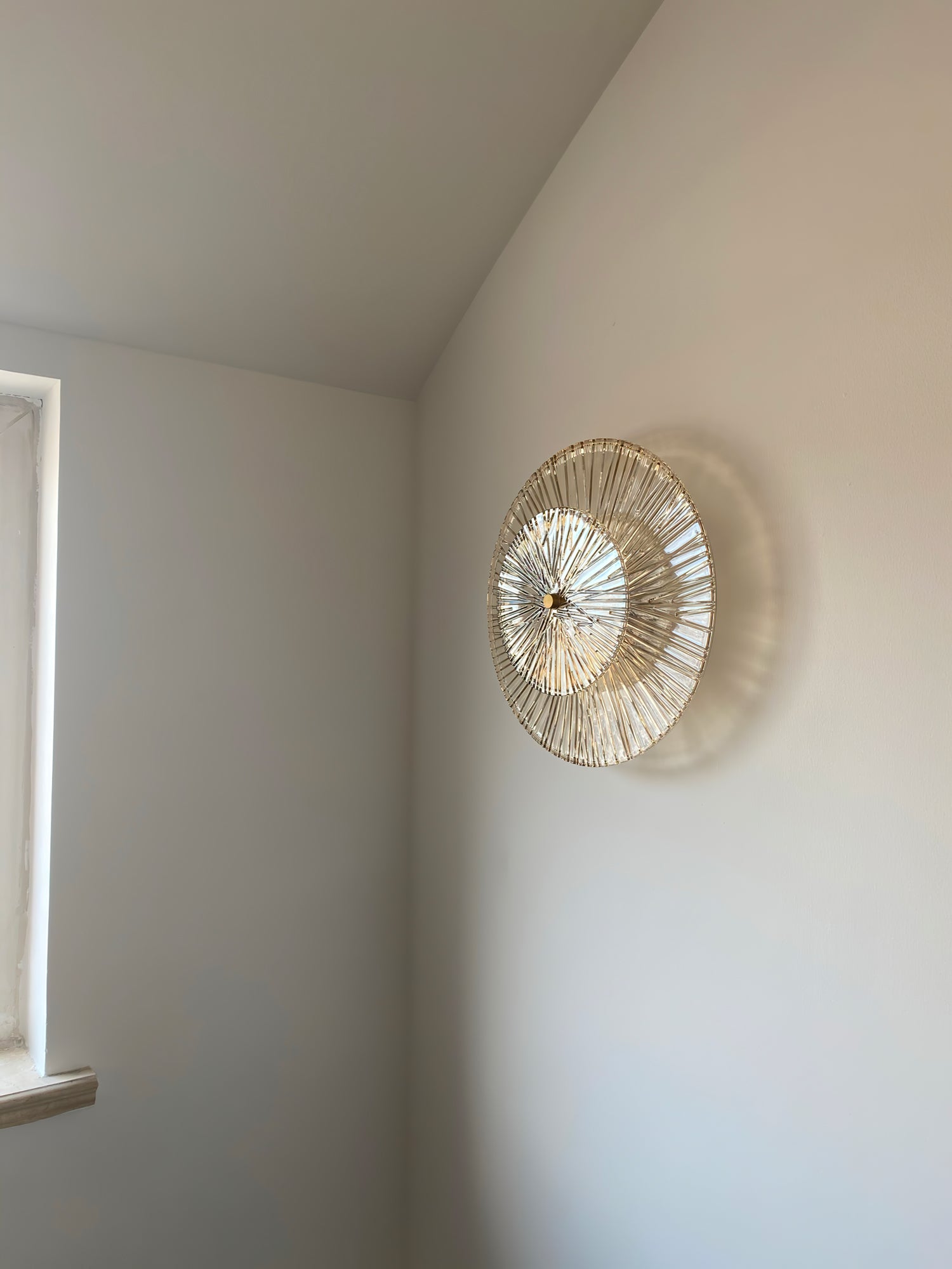 Round Crystal Wall Lamp - Lumpaz