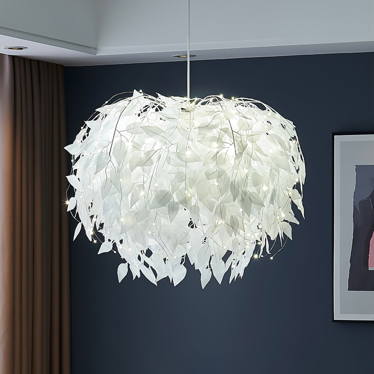 Plastic Leaves Pendant Lamp - Lumpaz