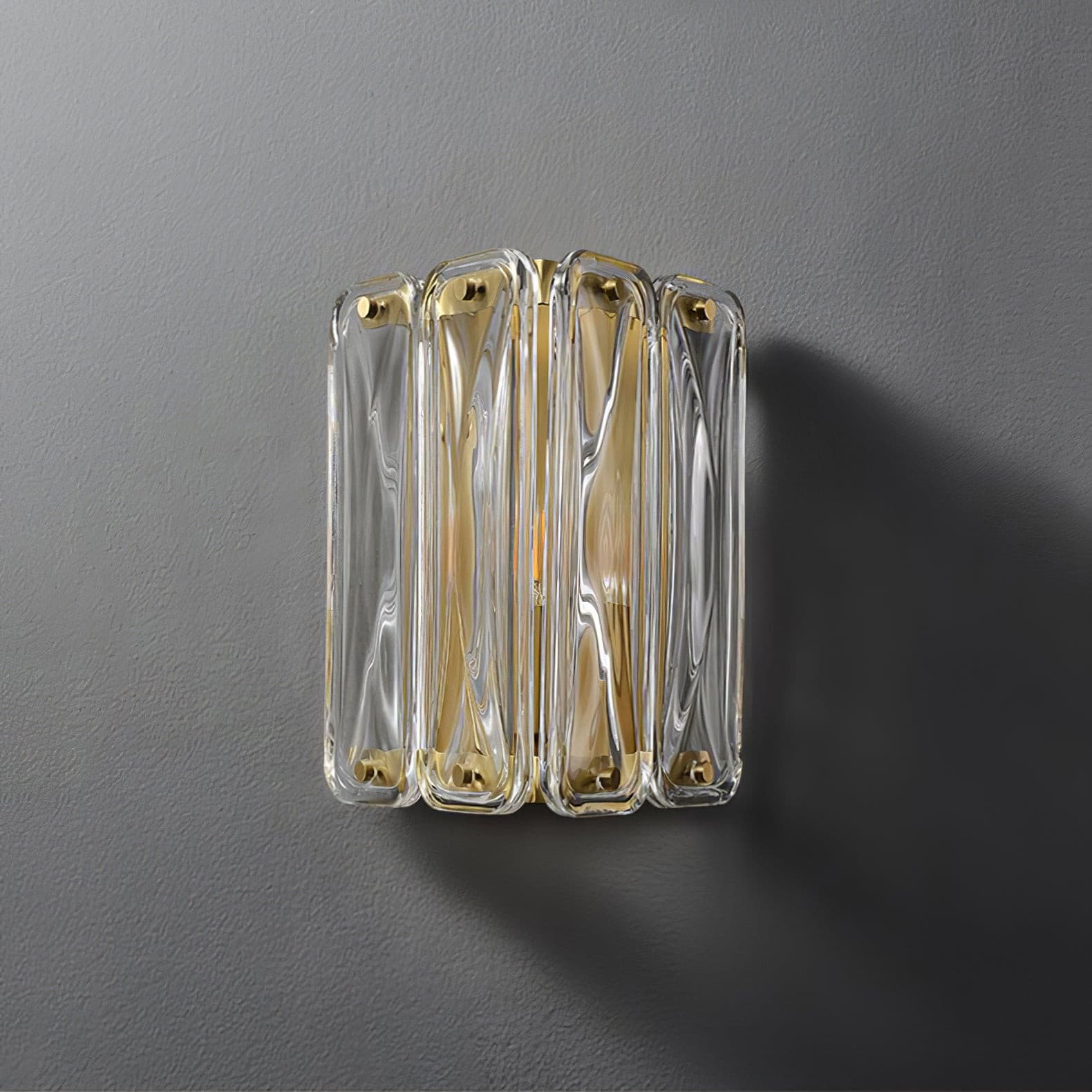 Triangular Glass Wall Light - Lumpaz