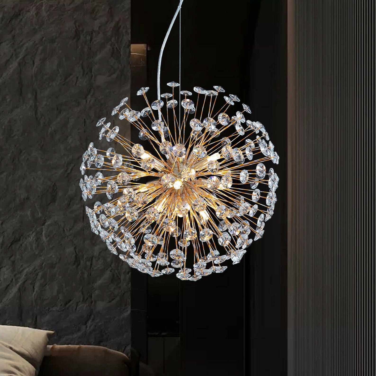 Crystal Dandelion Chandelier - Lumpaz